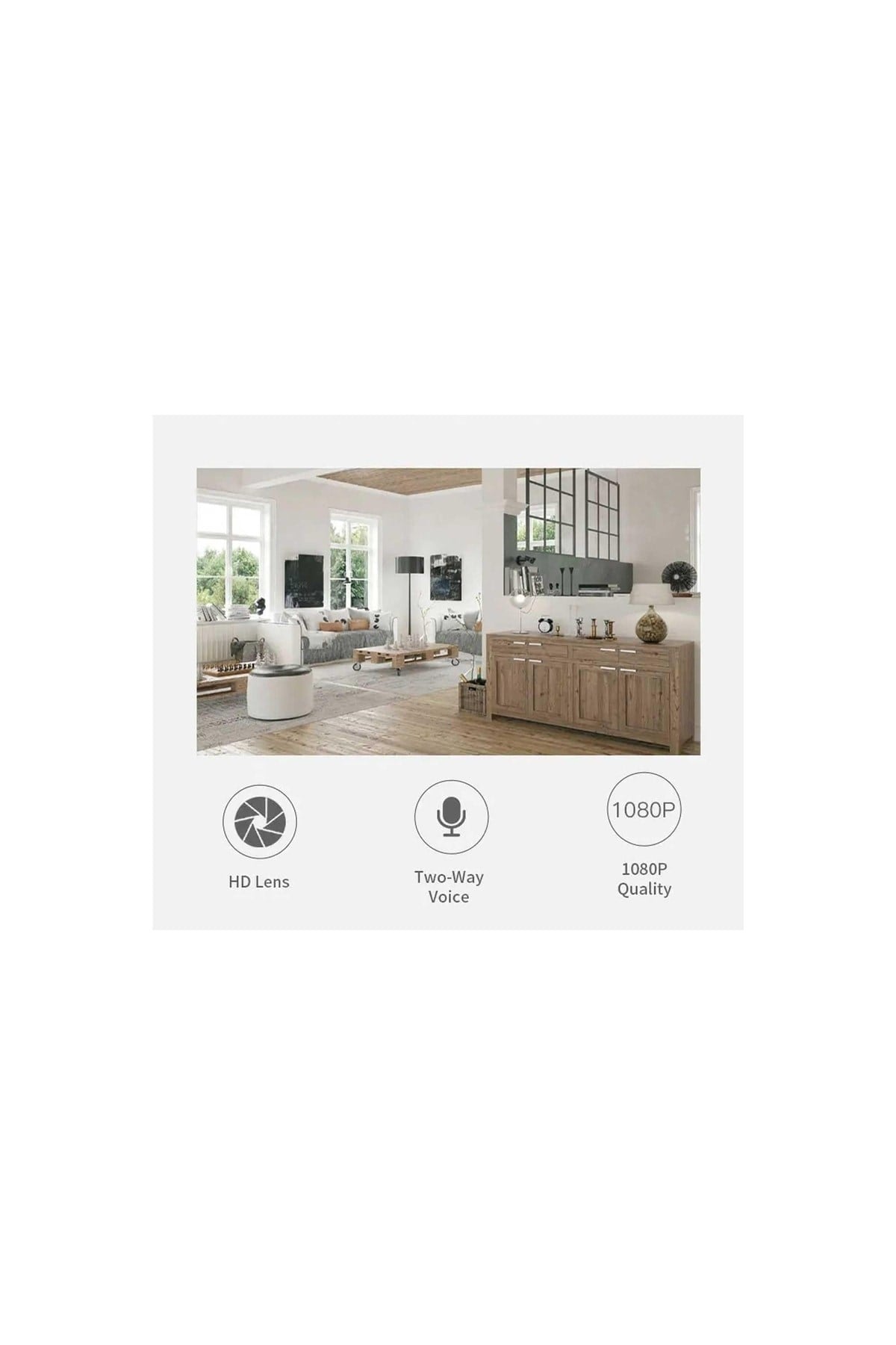 Sl-ınd01 Ip Smart 2.0 Mp Hd Wi-fi+network+tf Tuya Destekli Güvenlik Kamerası