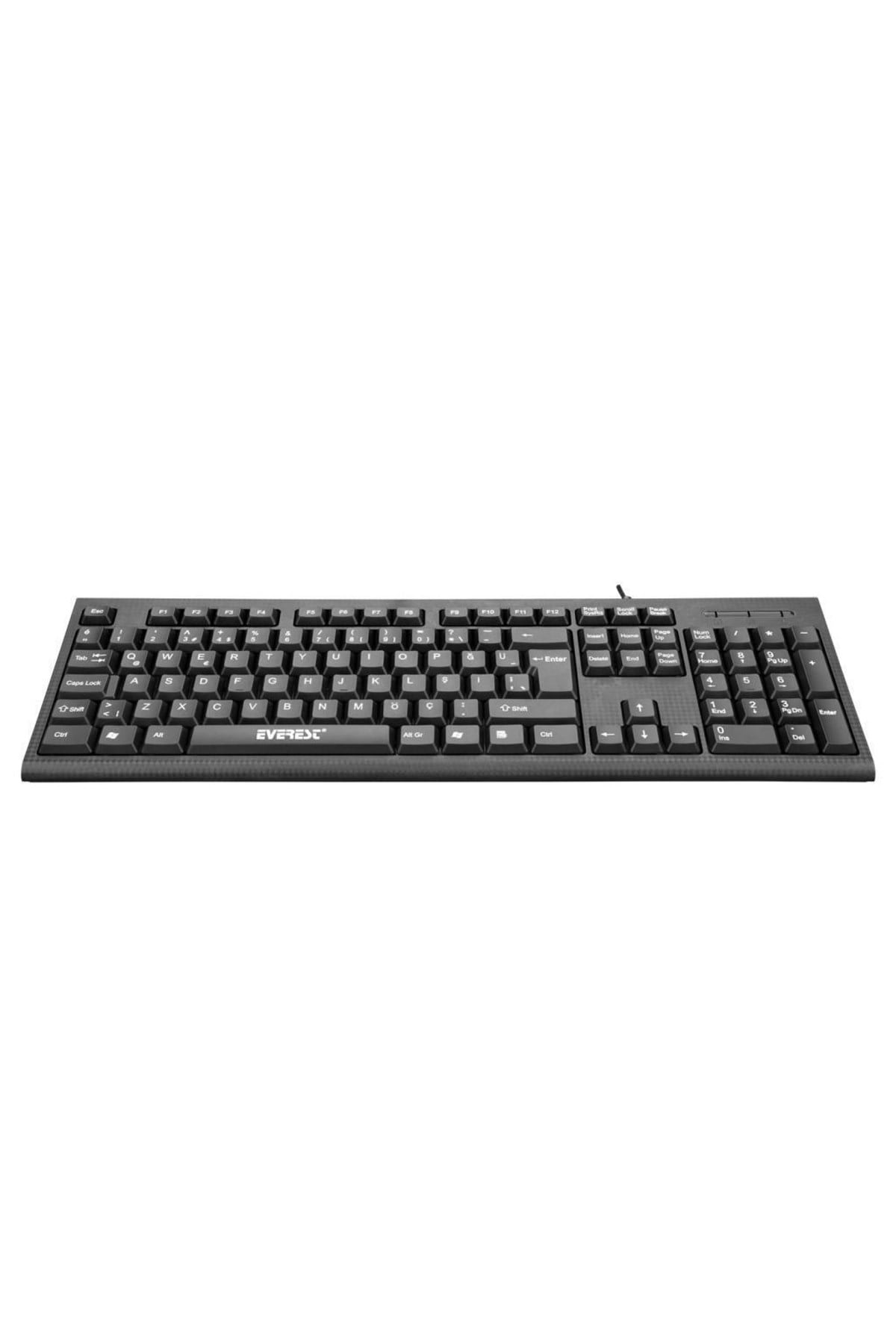 Sm-385 Usb 800dpi Siyah 3 Tuş Mouse + Kb-871u Q Türkçe Usb Standart Siyah Klavye