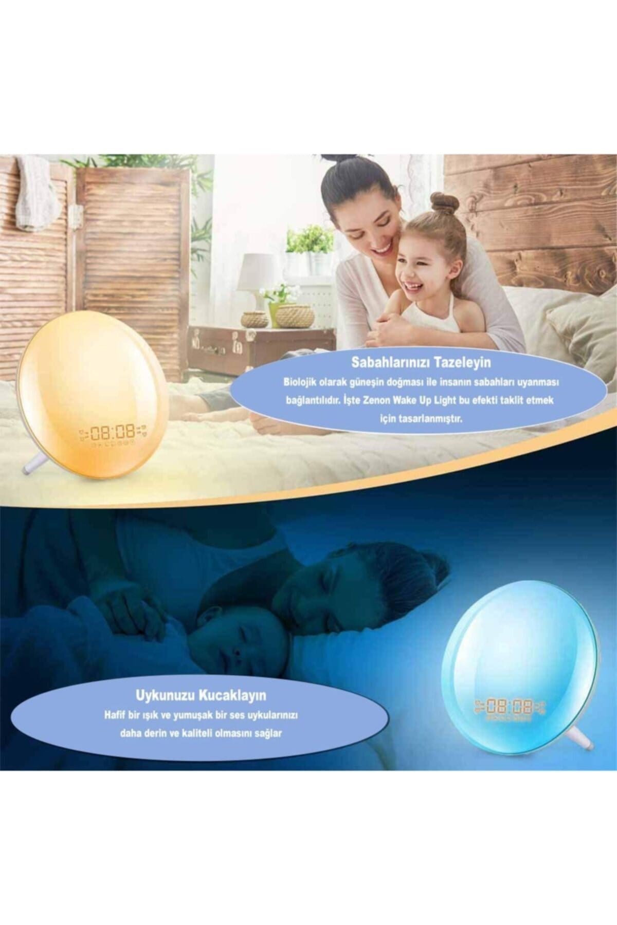 Smart Wake Up Light- Akıllı Gün Işığı Uyandırma Lambası