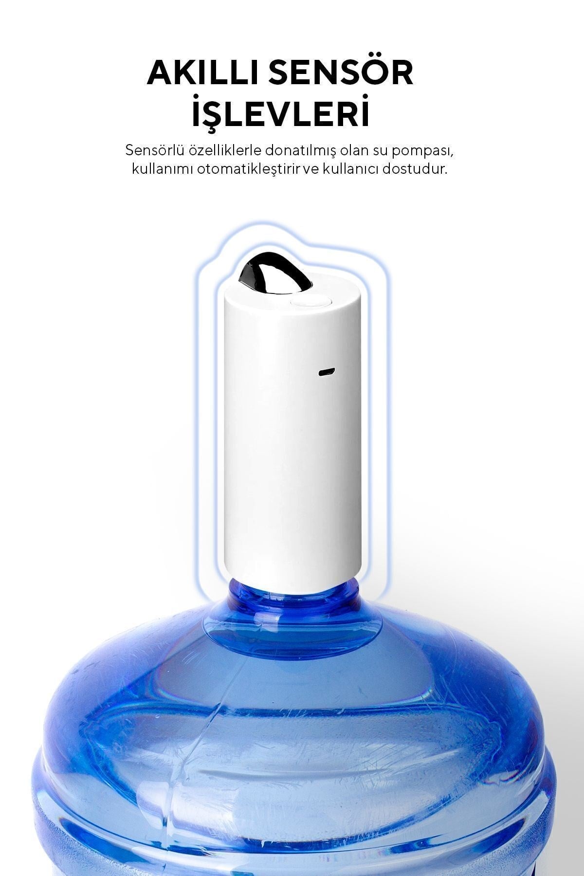Sp-18 1200mah Şarj Edilebilir Katlanabilir Mini Su Pompası