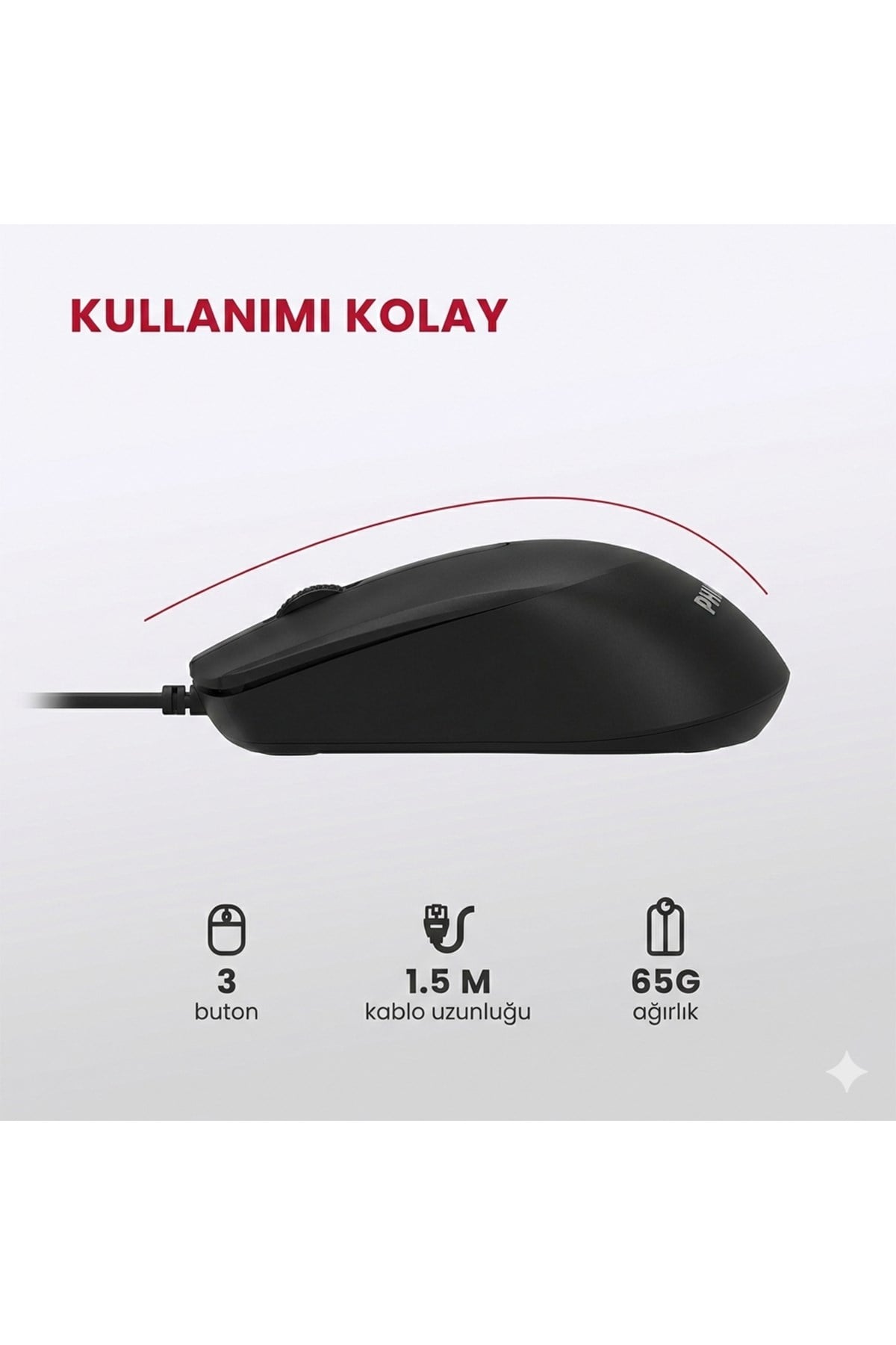 SPT6234 Kablolu Türkçe Q Klavye ve Mouse Seti Siyah