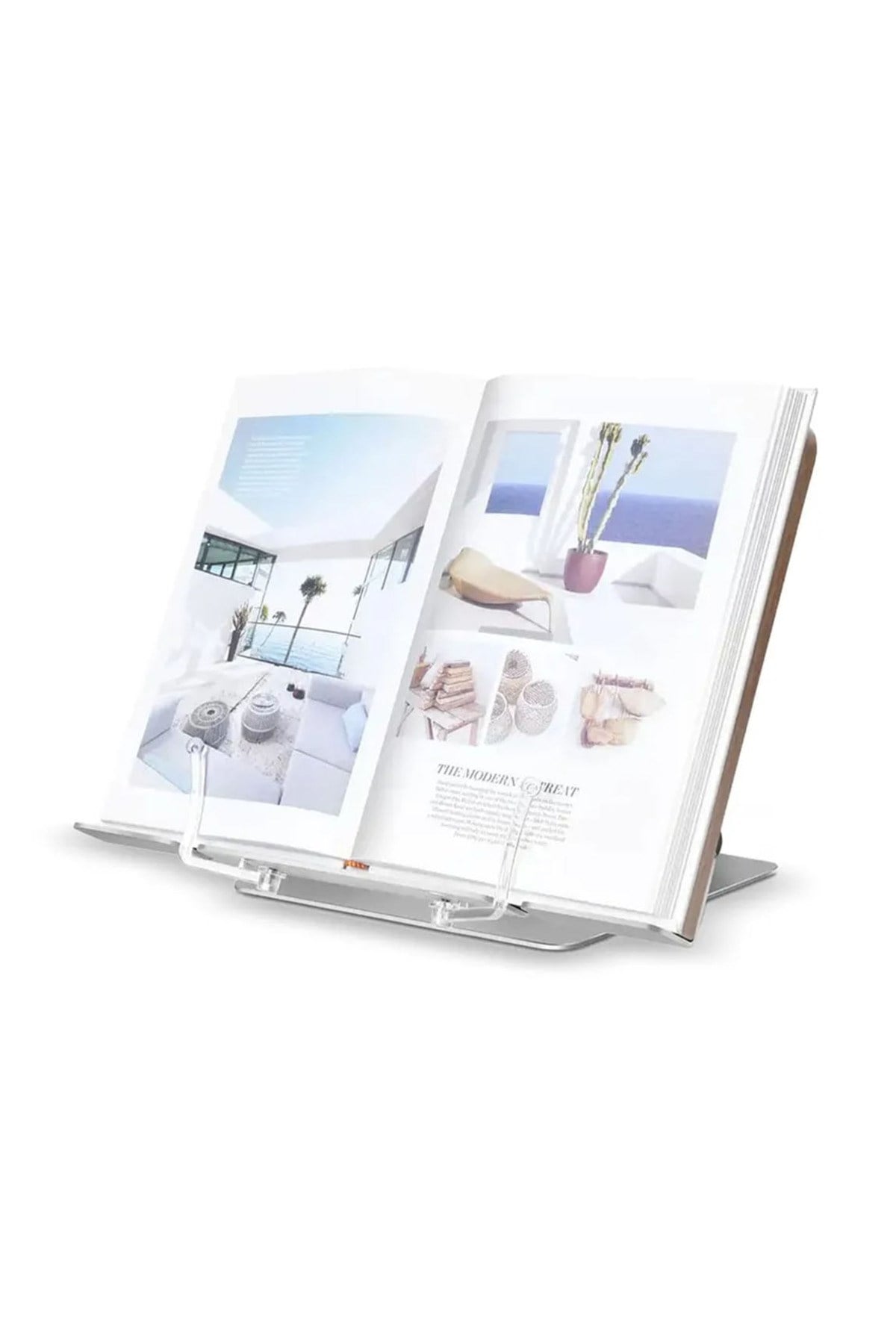 Std002 Okuma Açısı Ayarlı,kıskkaçlı Alüminyum&ahşap Kitap/tablet/notebook Standı Modern Rahle
