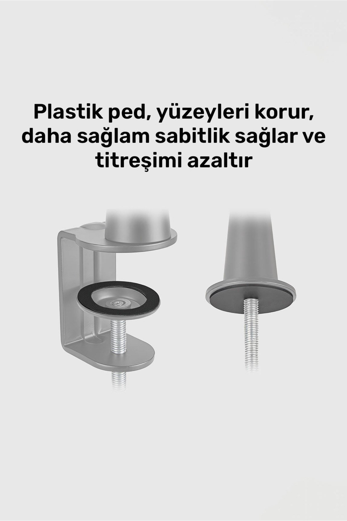 STD131B Stüdyo Tasarım Kablo Yönetimli Amortisörlü Profesyonel Yayıncı Mikrofon Kolu