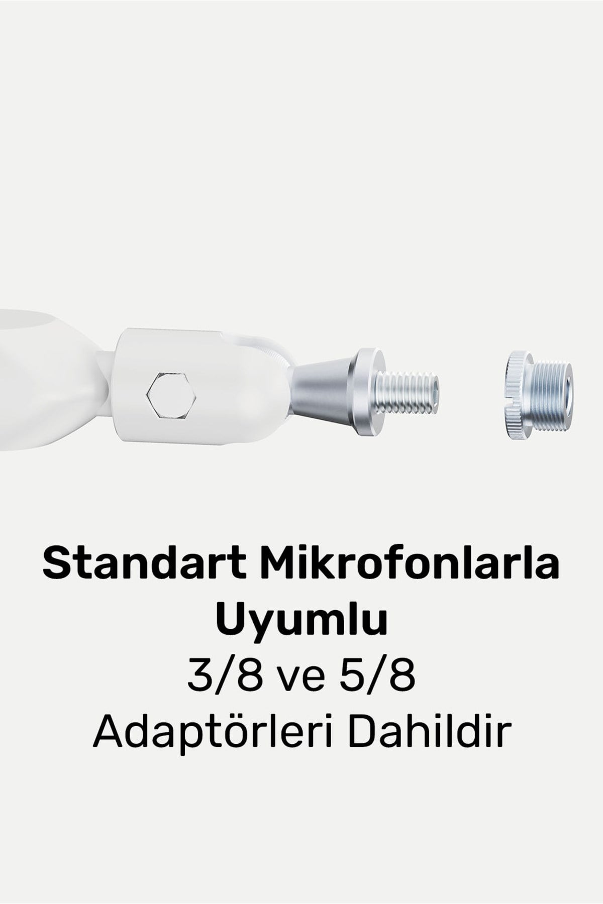STD191LW Elysium Profesyonel RGB Işıklı Amortisörlü Yayıncı Stüdyo Mikrofon Kolu