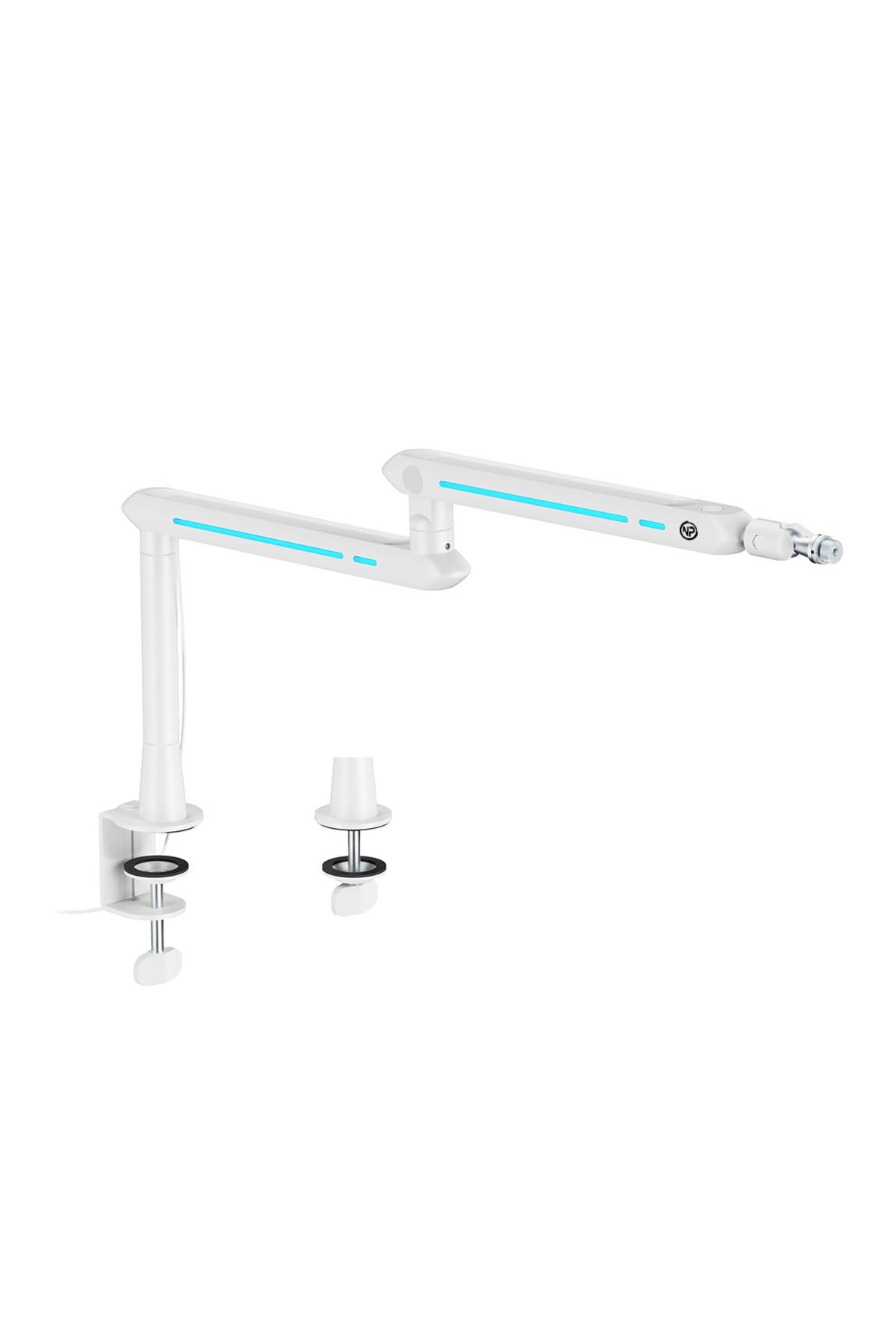 STD191LW Elysium Profesyonel RGB Işıklı Amortisörlü Yayıncı Stüdyo Mikrofon Kolu