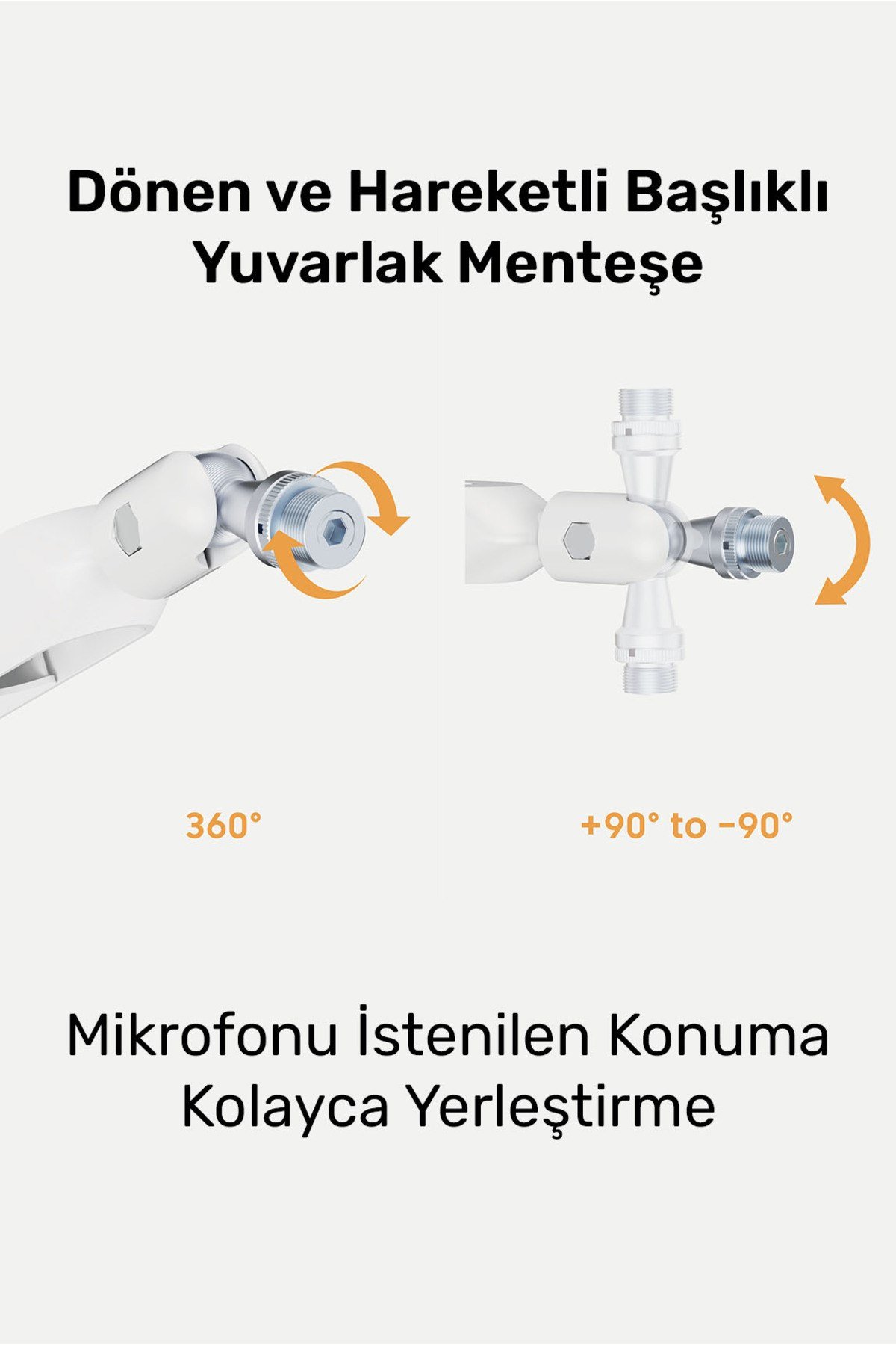 STD191LW Elysium Profesyonel RGB Işıklı Amortisörlü Yayıncı Stüdyo Mikrofon Kolu