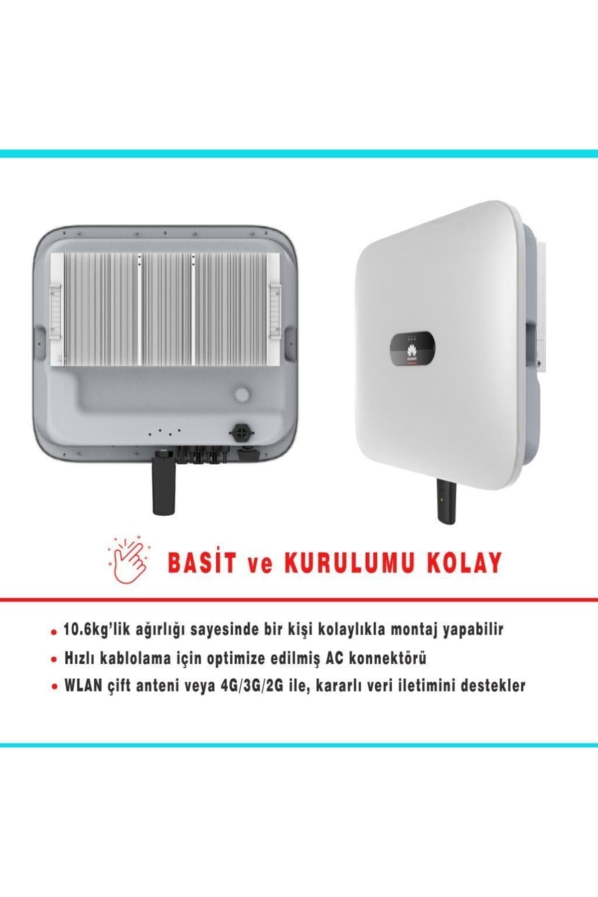 Sun2000 3ktl-l0 Mono Faz 3kw Akıllı Inverter