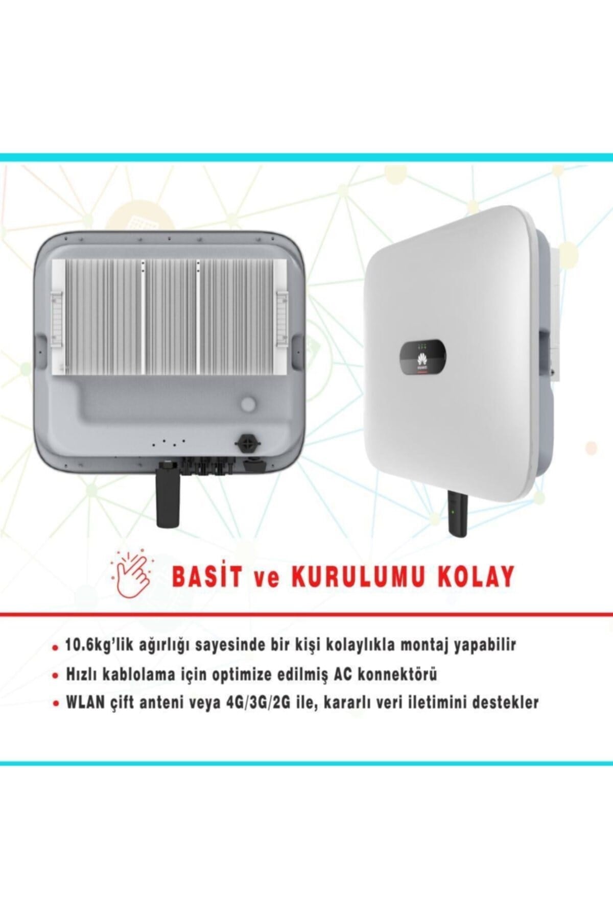 Sun2000 4ktl-l0 Mono Faz 4kw Akıllı Inverter