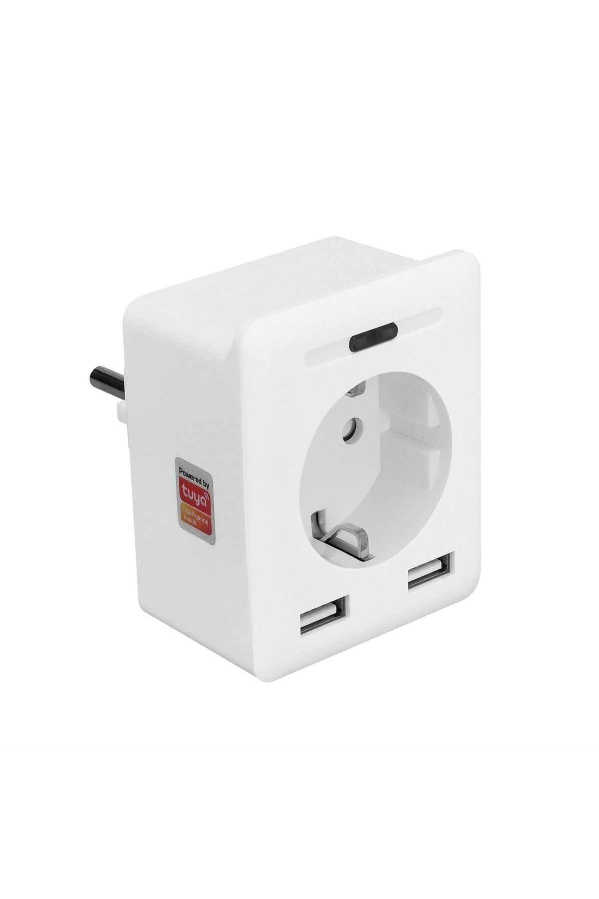 Swapp SL-04 10A Akım Korumalı Akıllı Priz 2 USB 2.4 Ghz Wifi TUYA Destekli