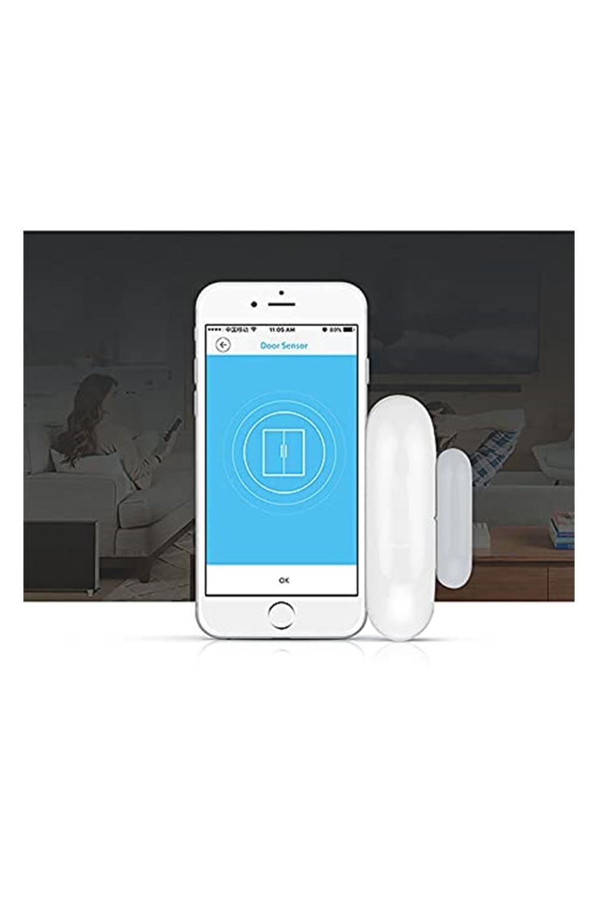 Swapp Sl-eg01 Akıllı Ev Güvenliği Kablosuz Kapı Pencere Manyetik Sensör Wifi Tuya Destekli