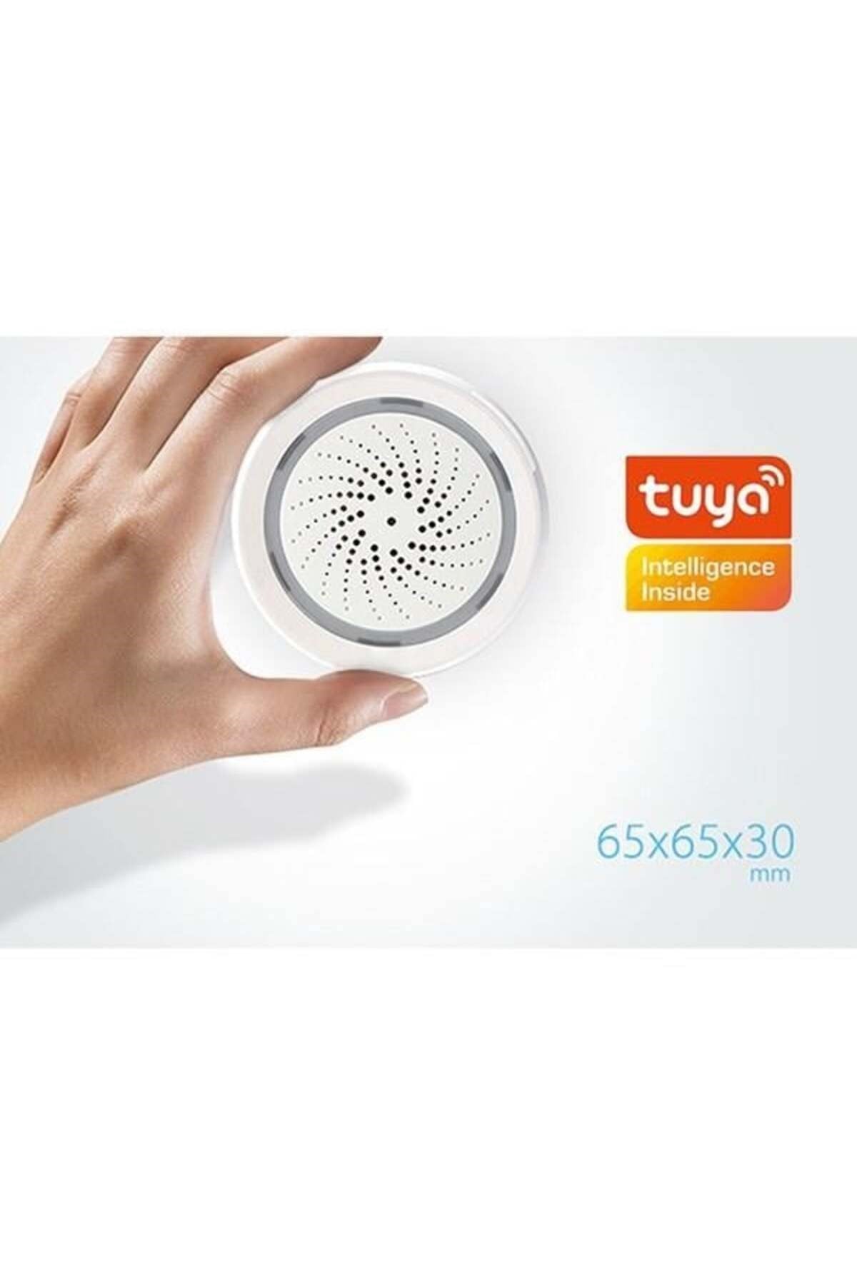 Swapp Sl-eg03 Akıllı Ev Güvenliği Isı Ve Nem Göstergeli Kablosuz Siren Wifi Tuya Destekli