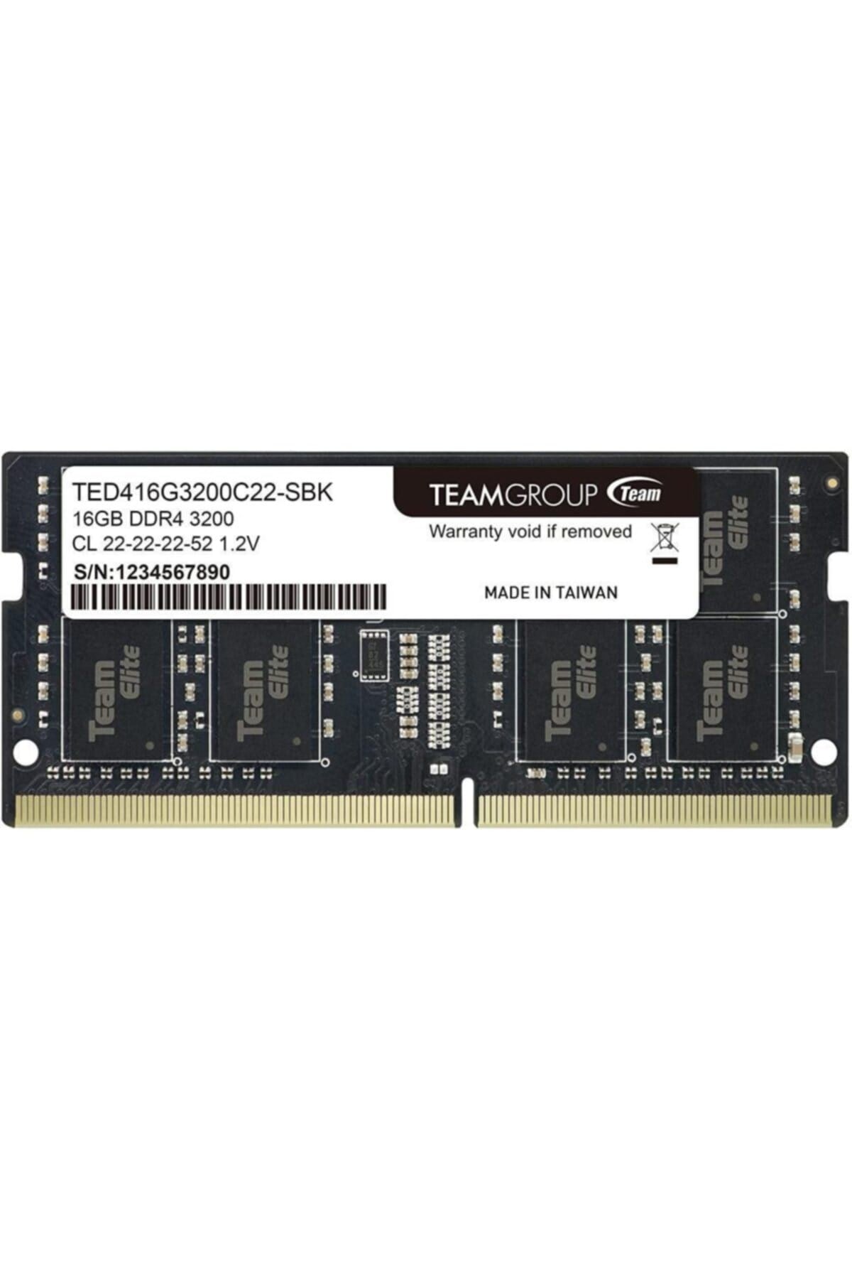 Team Elıte Sodımm 16gb Ddr4 3200 Mhz Ram