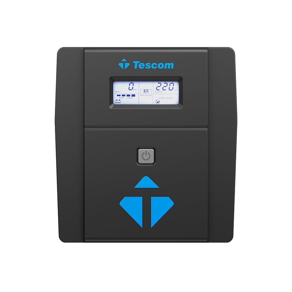 TESCOM LEO 1000VA (2x12V 7AH Akü) <<UPS Teknolojisi>> 5/10 dk UPS