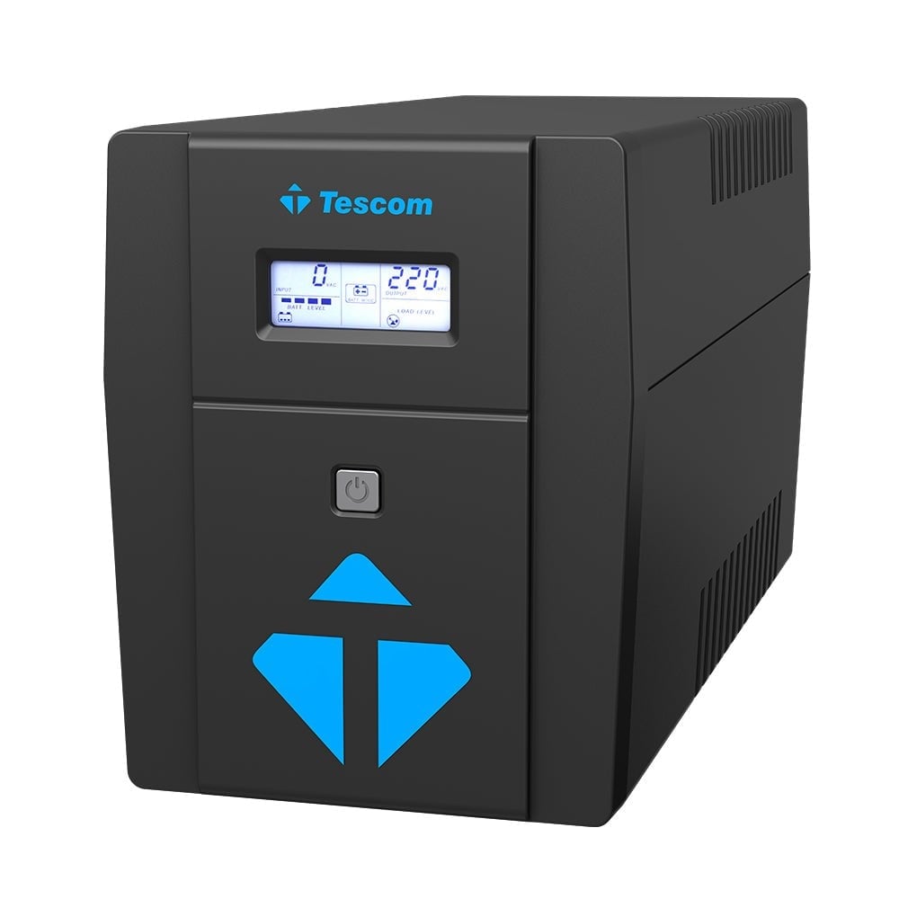 TESCOM LEO 2000 VA (2x12V 9AH Akü) <<UPS Teknolojisi>> 5/10 dk UPS