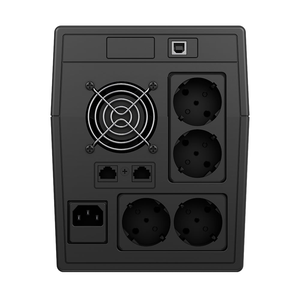 TESCOM LEO 2000 VA (2x12V 9AH Akü) <<UPS Teknolojisi>> 5/10 dk UPS