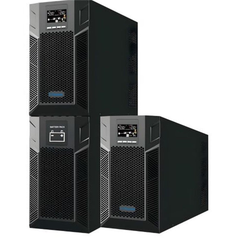 Tescom Neoline 6kva 1f/1f (16x7ah) 4/8dk Lcd Online Ups