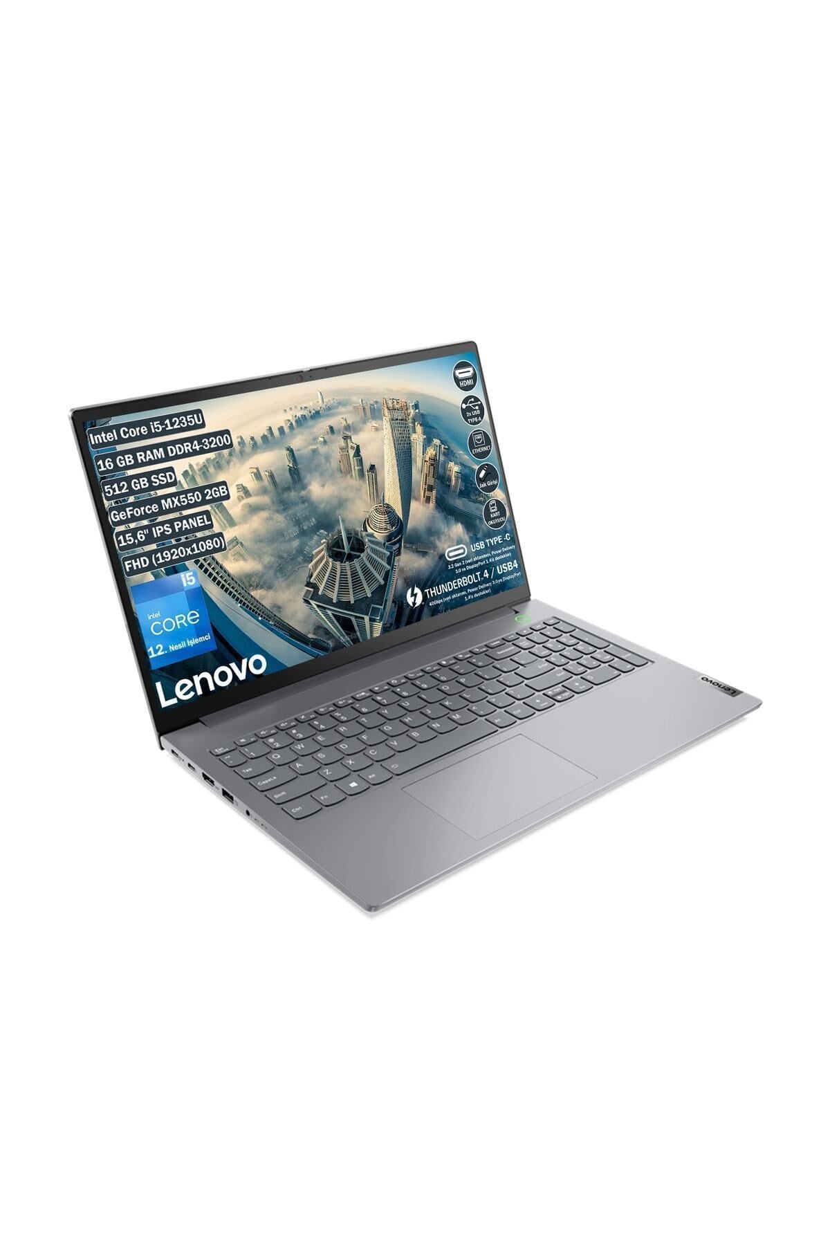 Thinkbook15 G4 Iap Intel Core I5-1235u 16gb 512gb Ssd Mx550 2gb 15,6