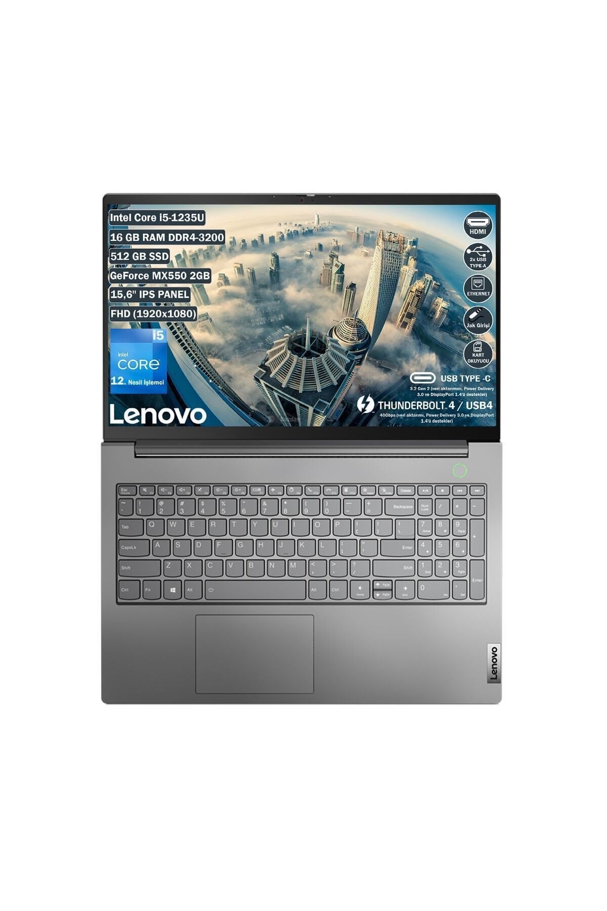 Thinkbook15 G4 Iap Intel Core I5-1235u 16gb 512gb Ssd Mx550 2gb 15,6