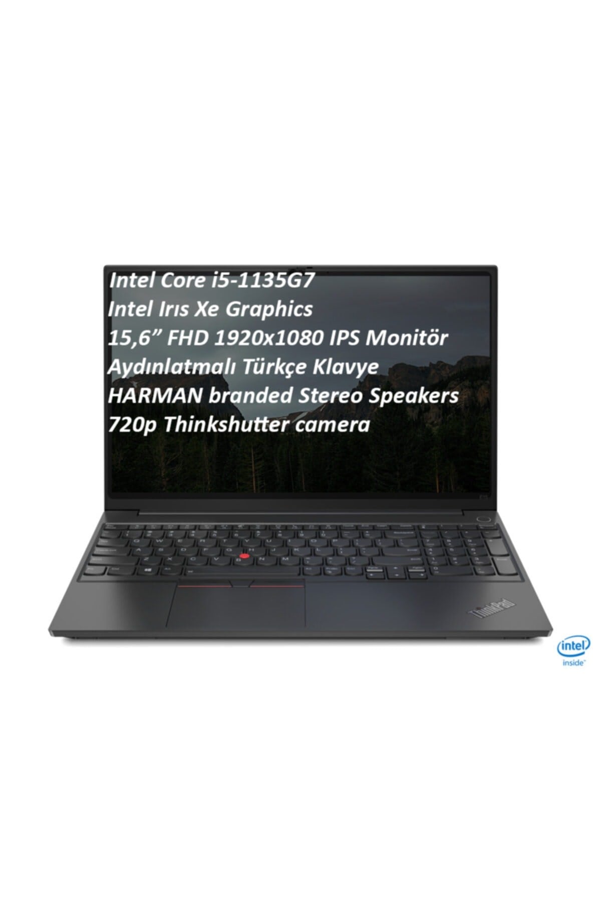 Thinkpad E15gen2 Intel Core I5-1135g7 8gb 512 Gb Ssd Intel Iris Xe Freedos 15.6 20td0048tx