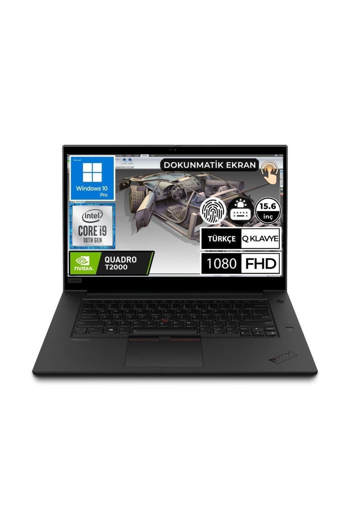 Thinkpad P1 20ths19thu05 I9-10885h 32gb 512ssd+1tbssd T2000 15.6