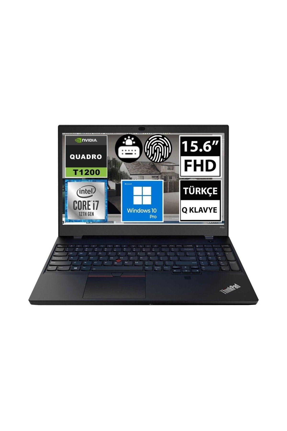 Thinkpad P15v 21d8002ytx01 I7-12700h 16gb 1tbssd T1200 15.6