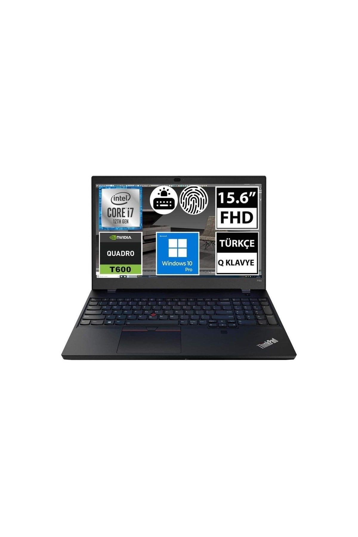 Thinkpad P15v 21d8003ntx04 I7-12800h 32gb 1tbssd T600 15.6