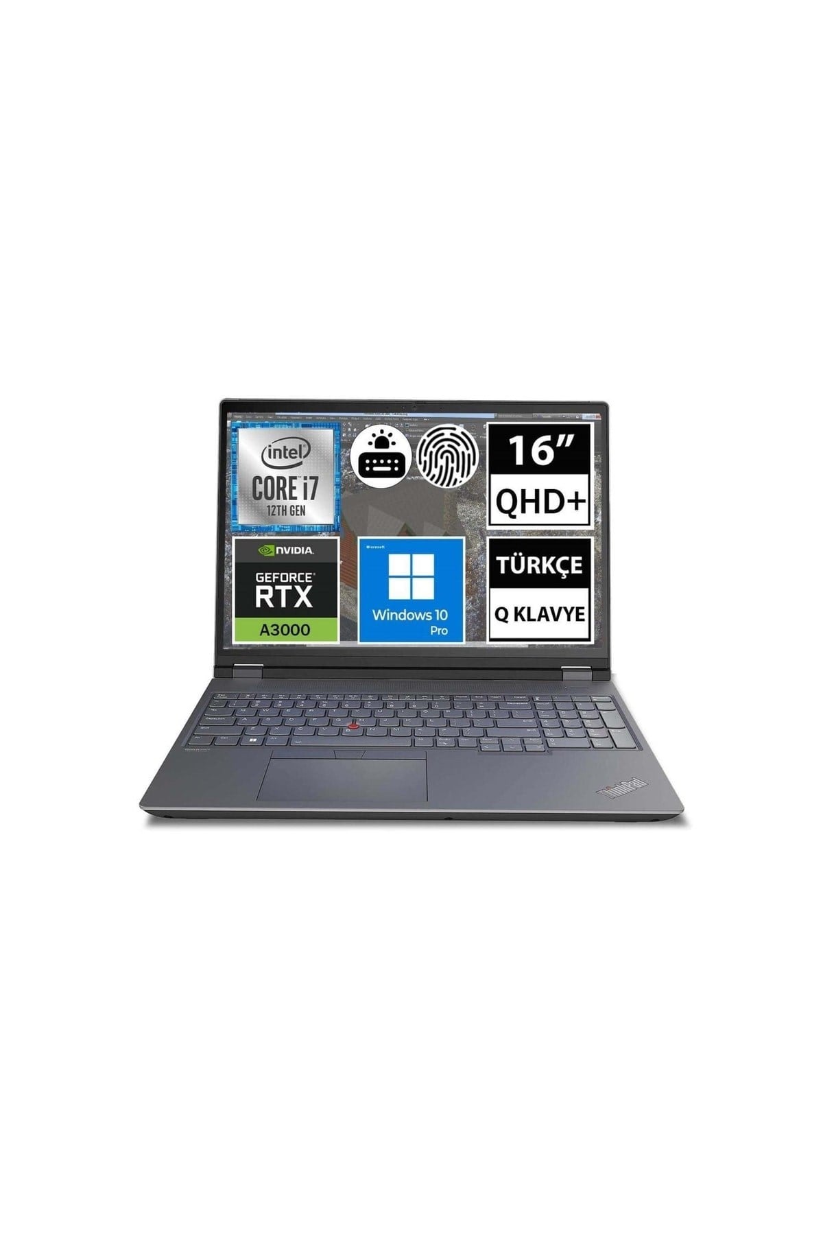 Thinkpad P16 21d6001gtx08 I7-12850hx 64gb 512ssd+1tbssd A3000 16
