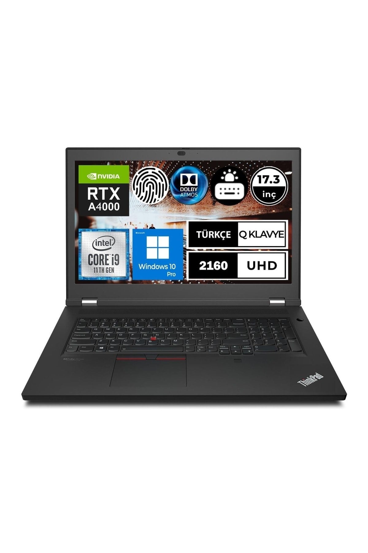 Thinkpad P17 20yu004vtx04 I9-11950h 64gb 1tbssd A4000 17.3