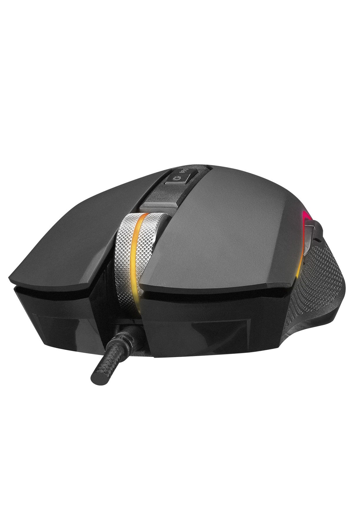 TITANIO Usb Gümüş 7200dpi RGB Ledli Gaming Oyuncu Mouse (SM-F09)