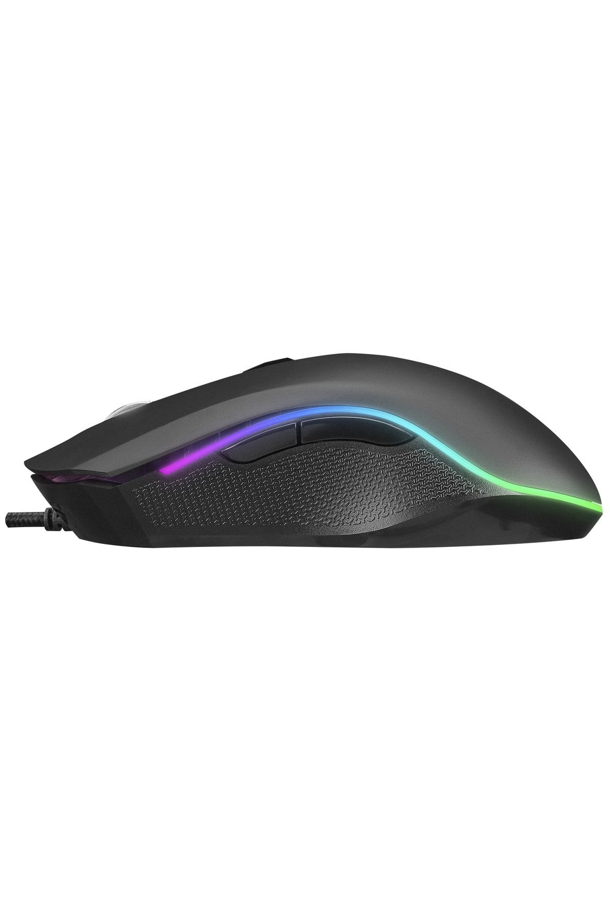 TITANIO Usb Gümüş 7200dpi RGB Ledli Gaming Oyuncu Mouse (SM-F09)