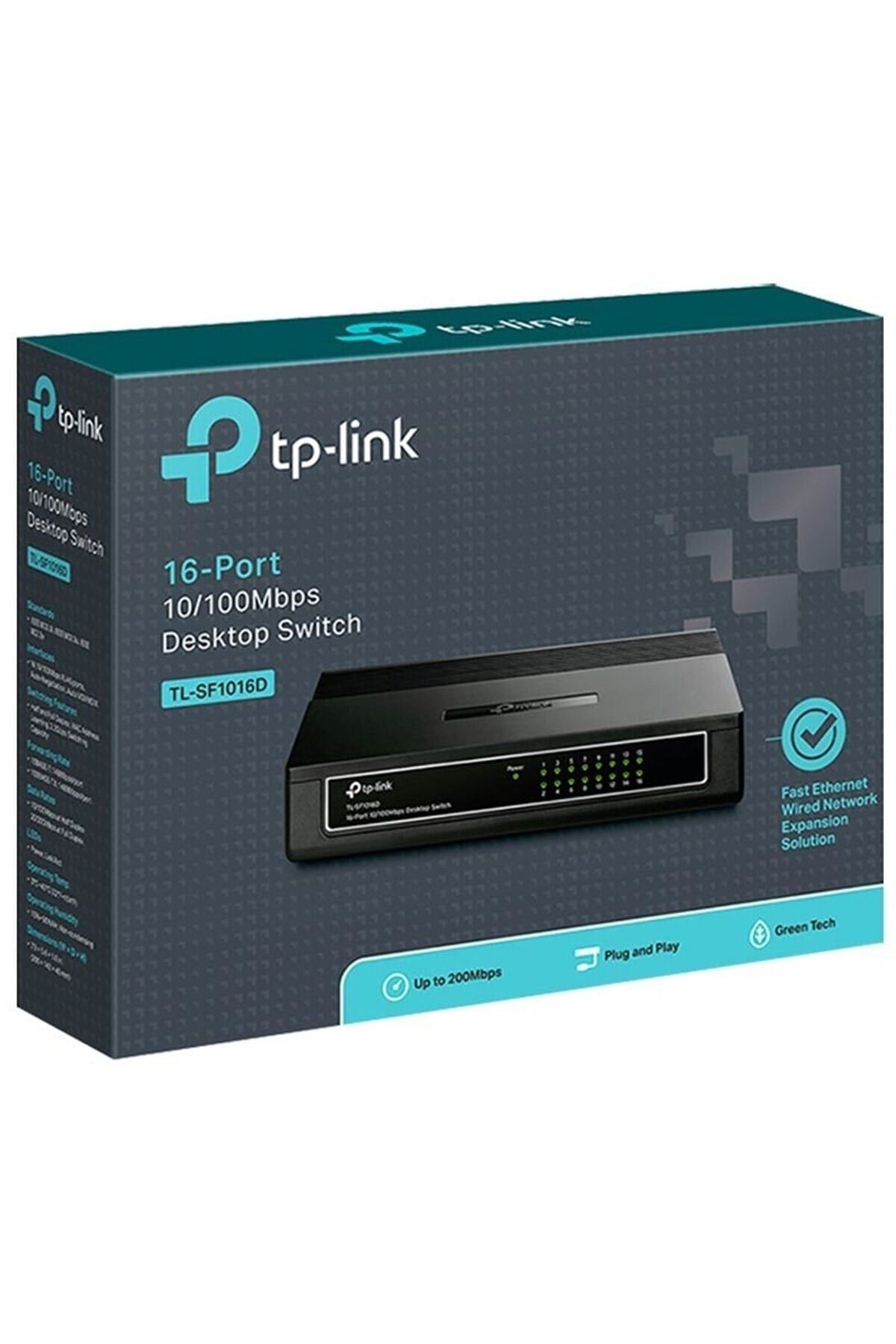 TL-SF1016D 16 PORT 10/100 MBPS SWITCH