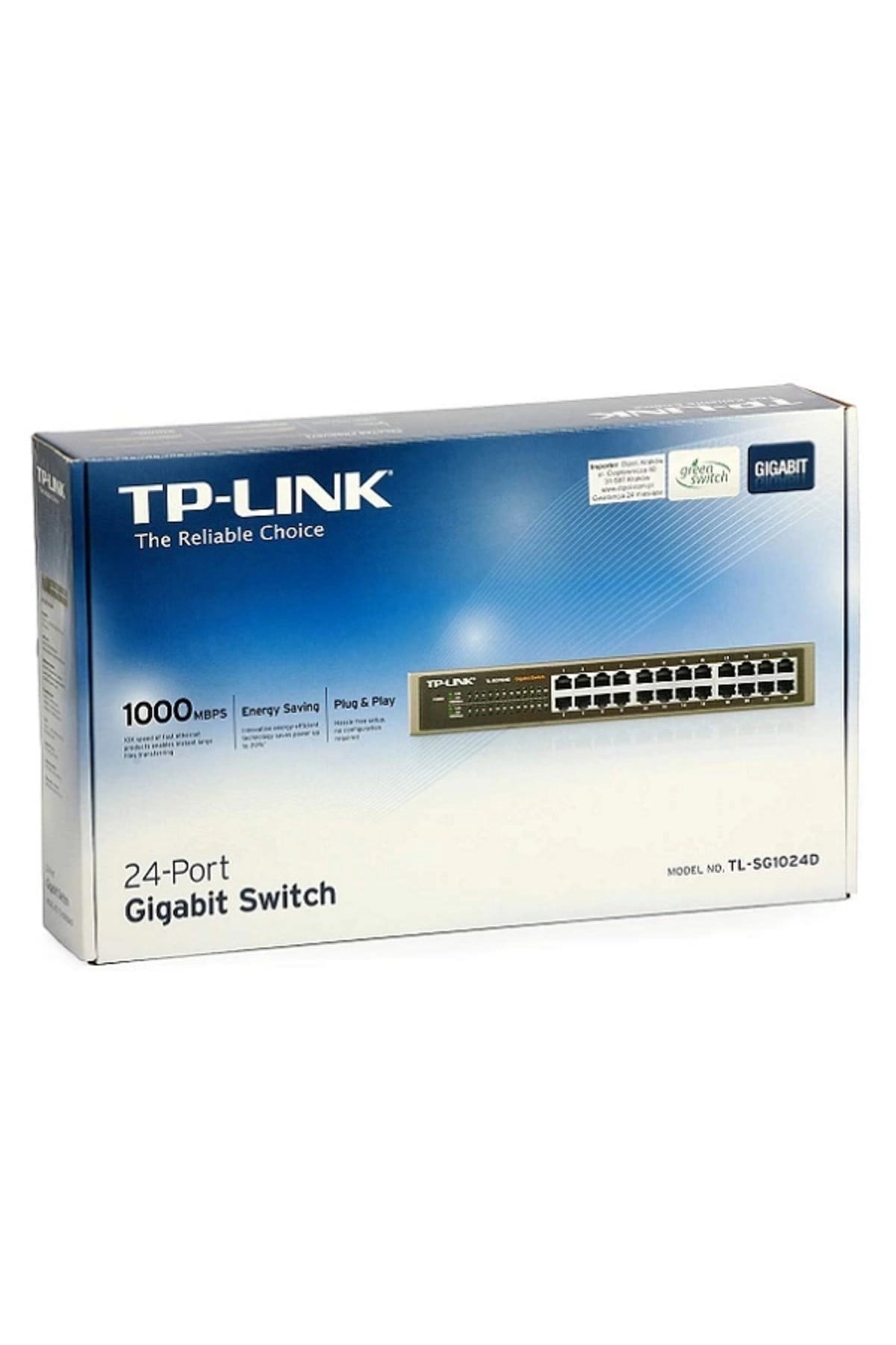 Tl-sg1024d 24 Port Gıgabıt Metal Kasa Rackmount Swıtch