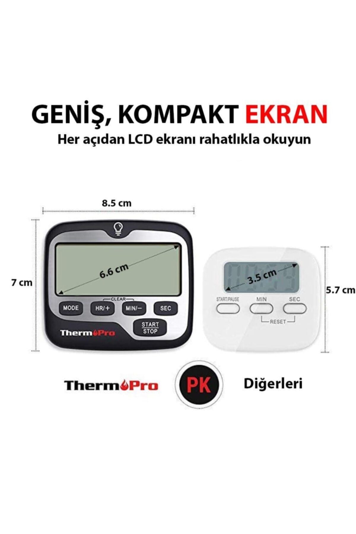 Tm01 Mutfak,spor, Ders Alarmlı Işıklı Kronometre, Geri Sayım Sayacı Ve Dijital Saat