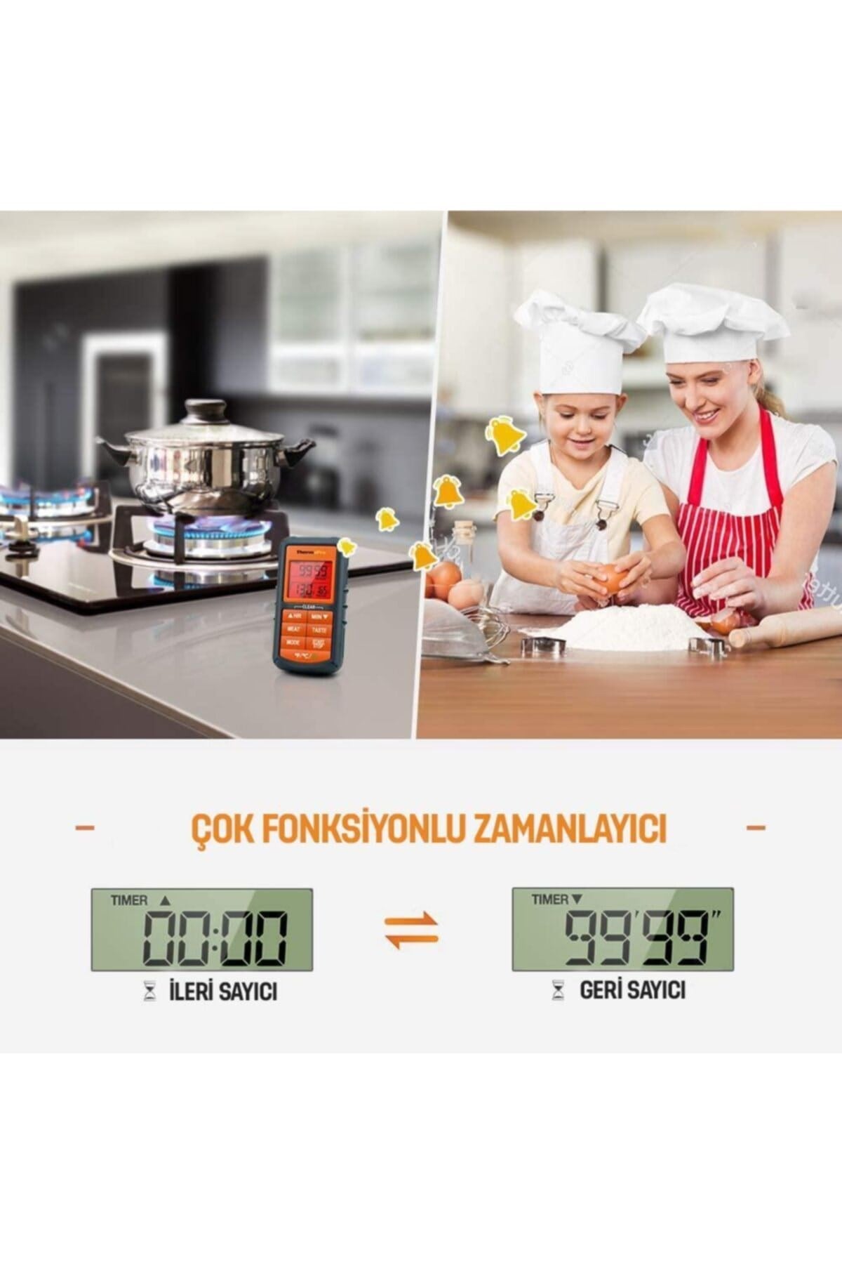 Tp07s Profesyonel Wi-fi Gıda Pişirme Termometresi