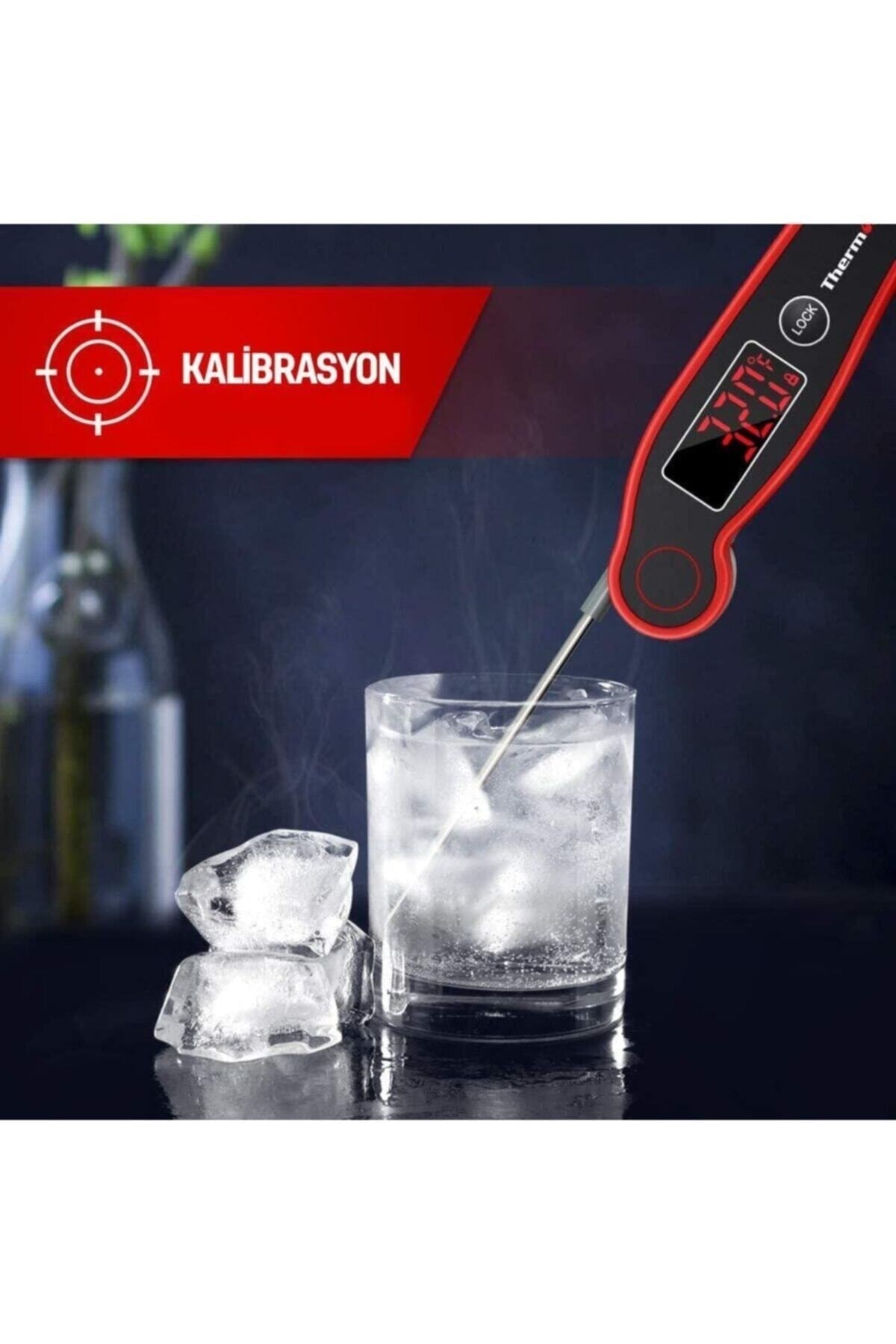 Tp19 Su Geçirmez Katlanabilir Gıda Pişirme Termometresi