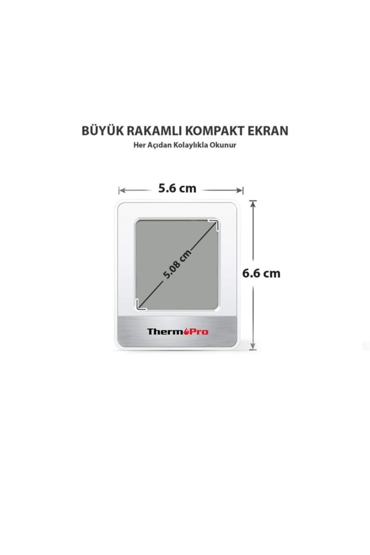 Tp49w Mini Iç Mekan Dijital Sıcaklık Ve Nem Ölçer Termometre