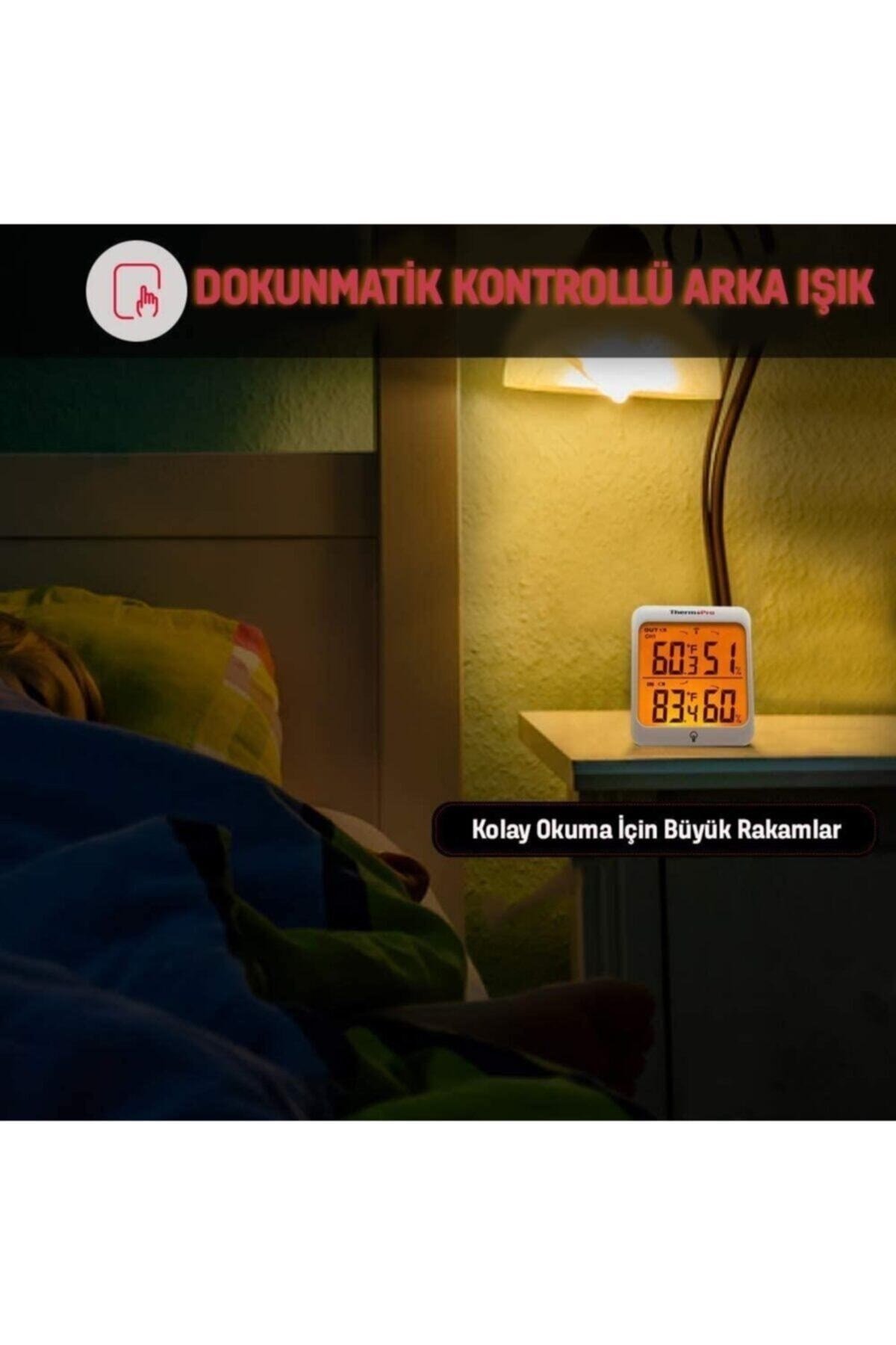 Tp63a Wifi Iç Ve Dış Mekan Dijital Isı Ve Nem Ölçer