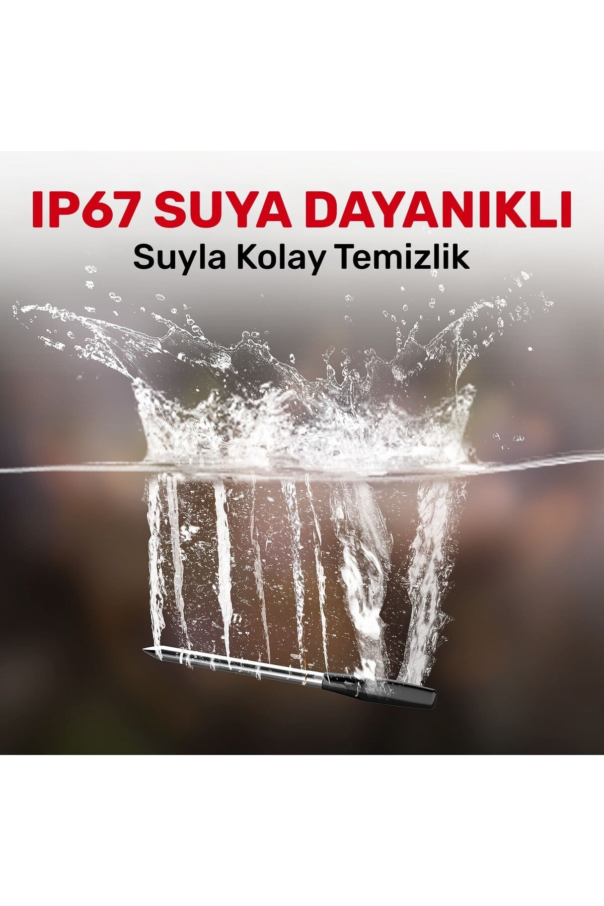 TP970 Şarjlı 182m Kablosuz Alarmlı 1Problu Telefon Kontrollü Profesyonel Gıda Termometresi