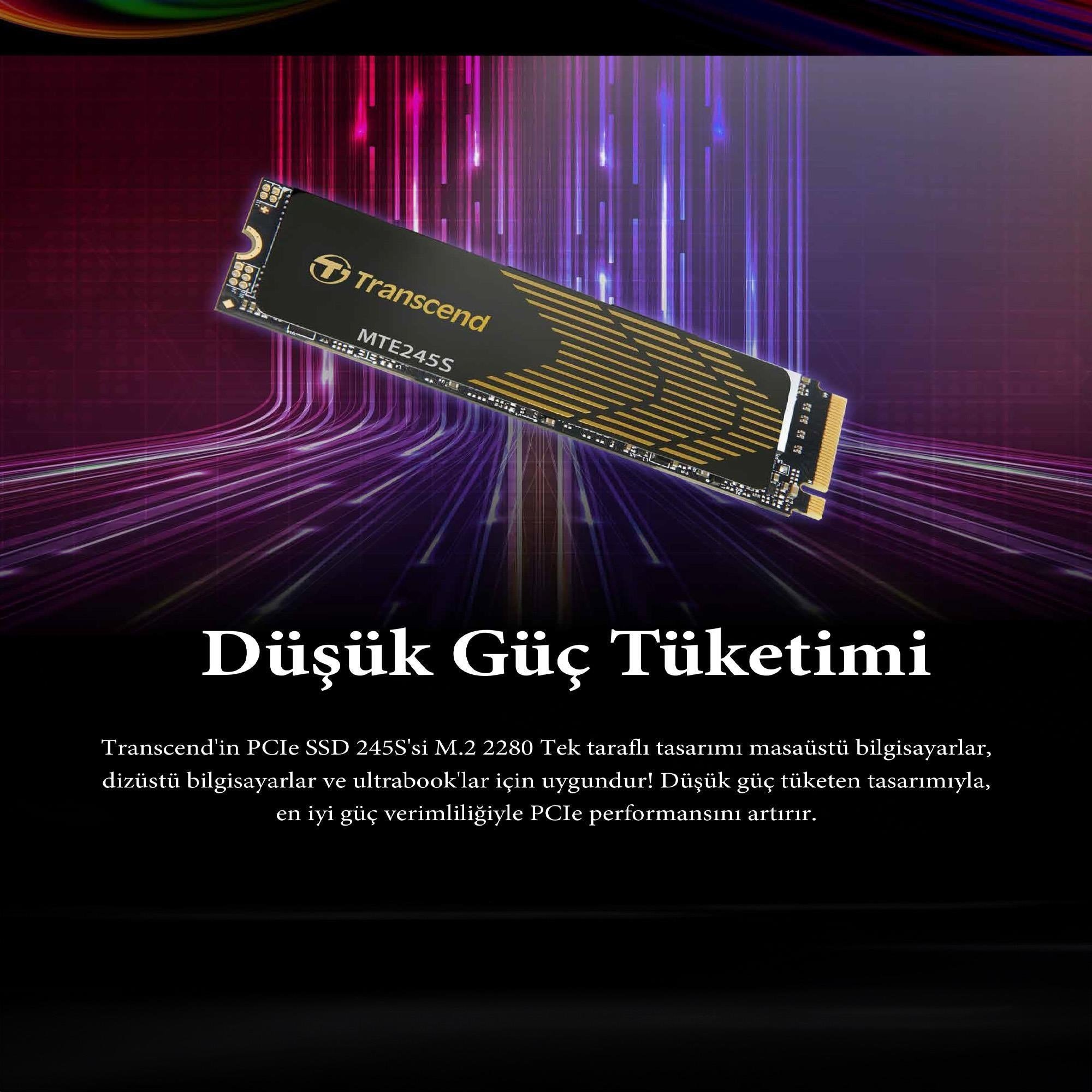 Transcend TS1TMTE245S 1TB M.2 2280 PCIe Gen4x4 NVMe 3D TLC SSD