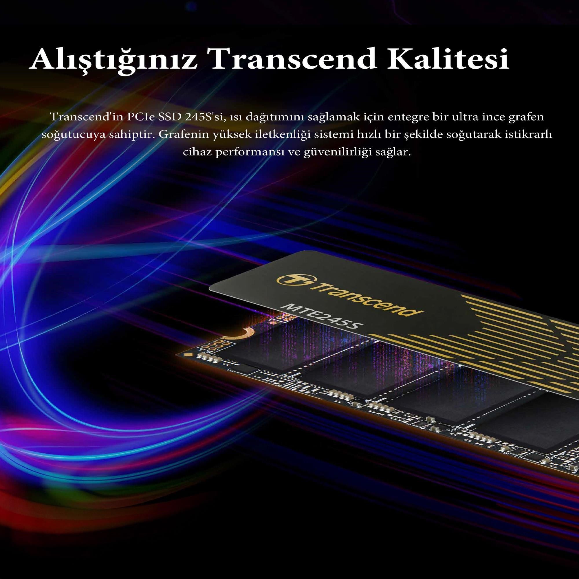 Transcend TS1TMTE245S 1TB M.2 2280 PCIe Gen4x4 NVMe 3D TLC SSD