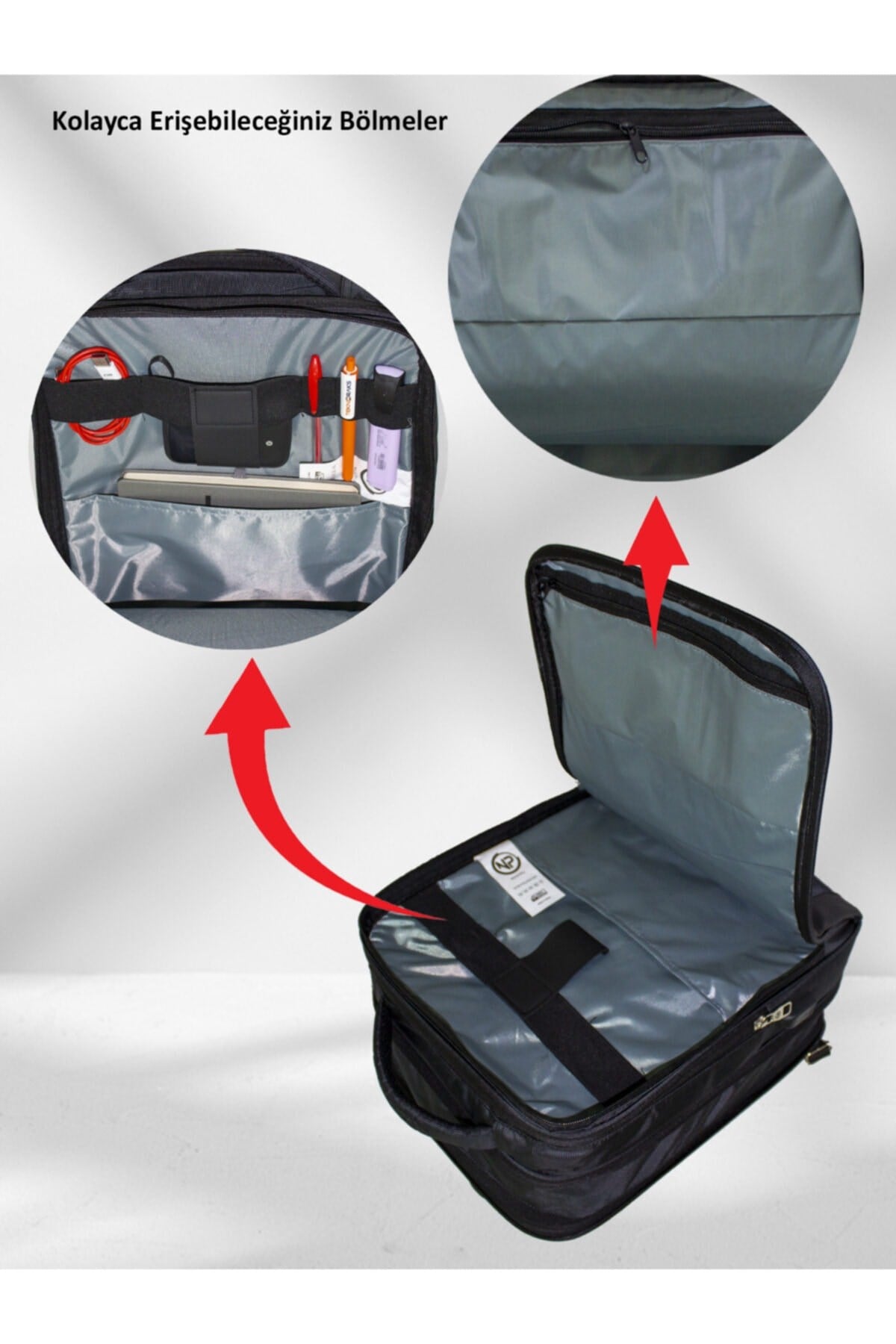 Trv02 Travela Genişleyebilir 40lt Notebook Ve Seyahat Sırt Çantası 16