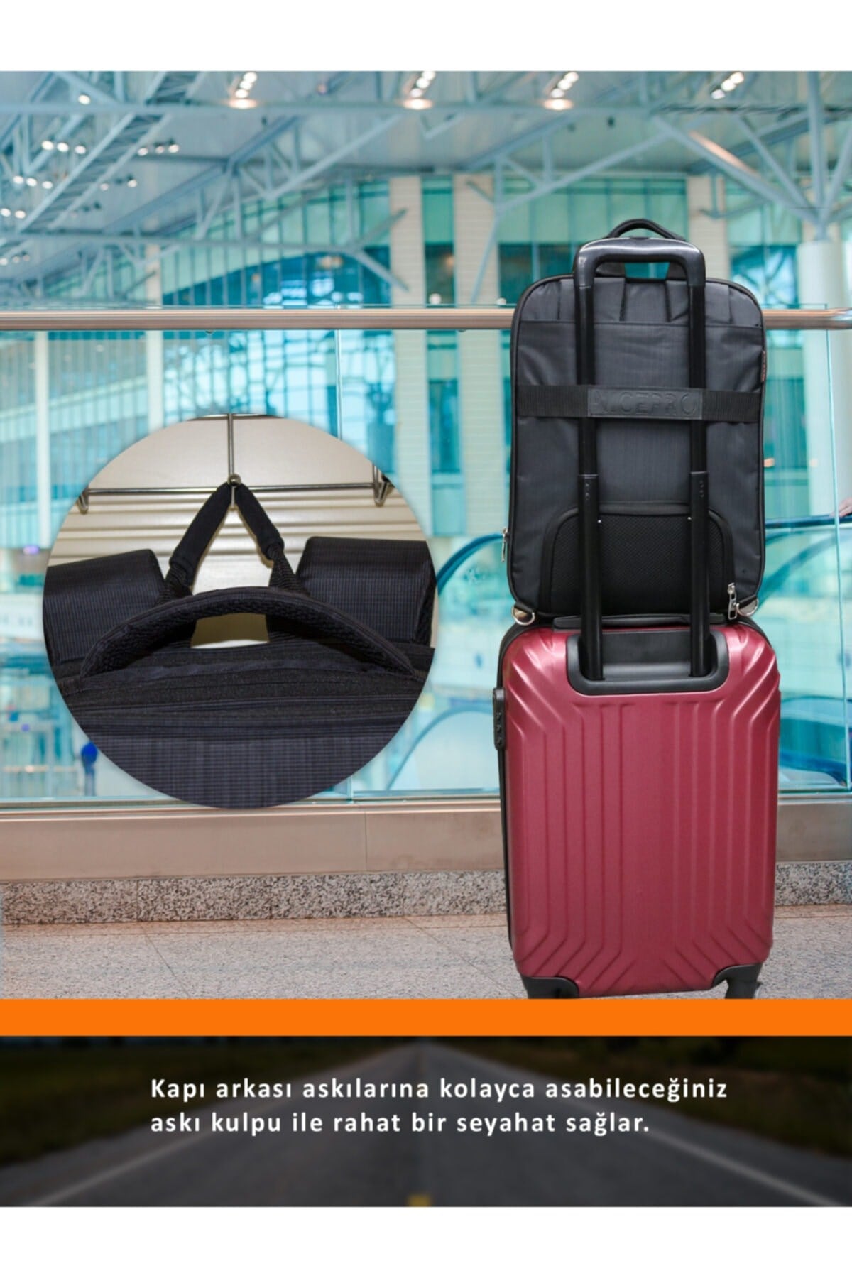 Trv02 Travela Genişleyebilir 40lt Notebook Ve Seyahat Sırt Çantası 16
