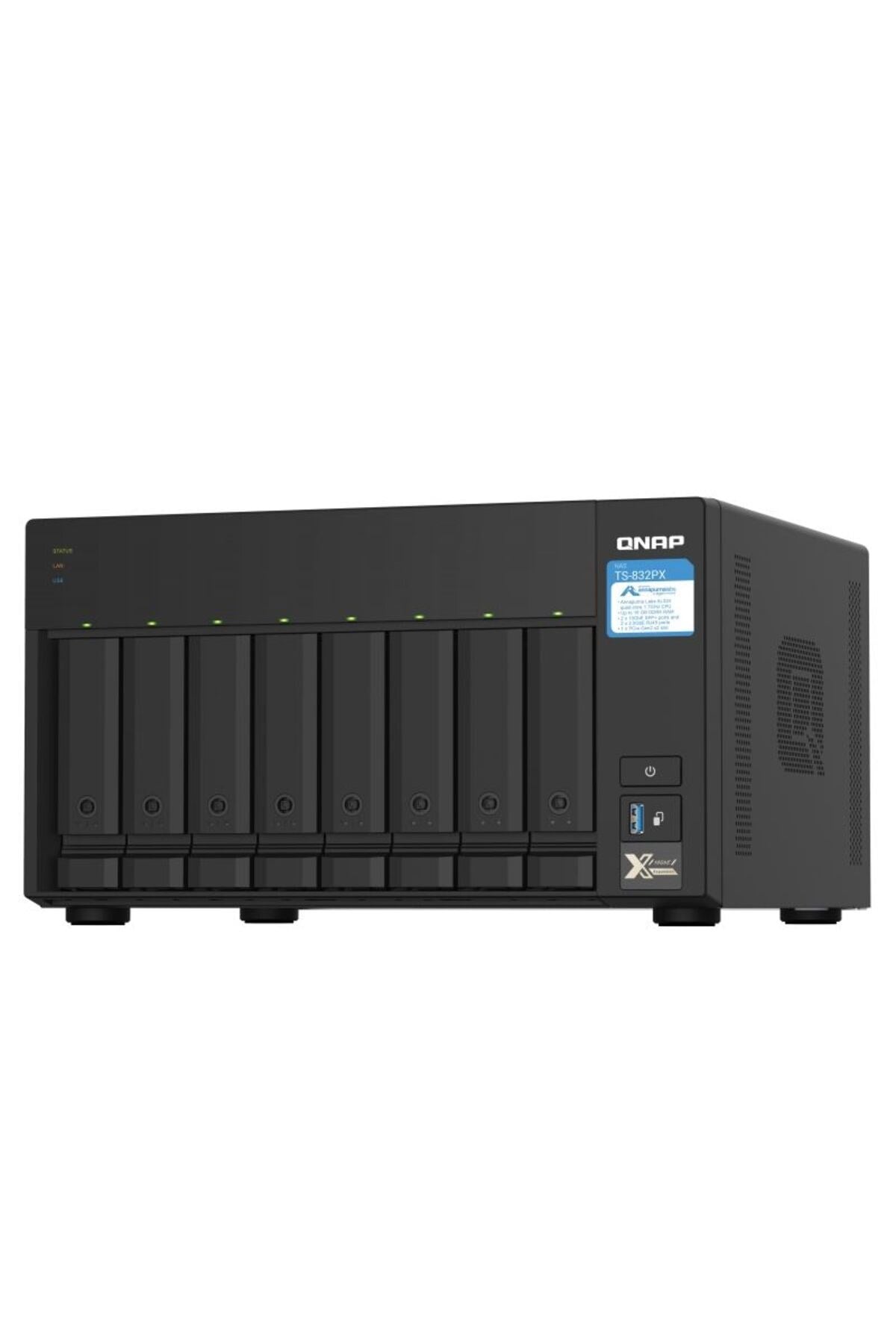 TS-832PX-4GB Ram 8 Hdd Yuvalı Tower Nas Depolama Ünitesi
