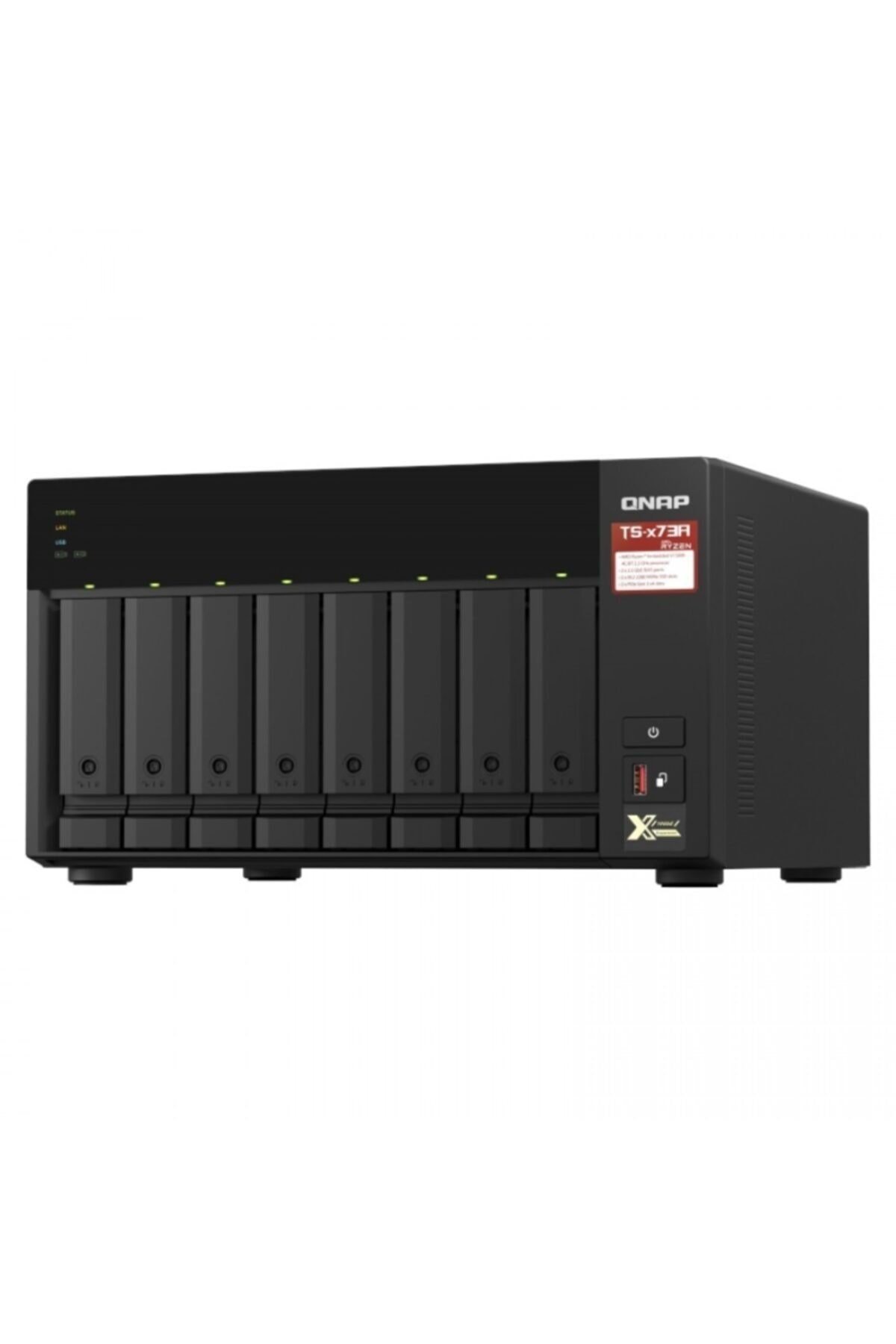 TS-873A-SW5T006 8GB 2x2TBHDD SATA Desteği RAID(0) NAS Depolama Ünitesi