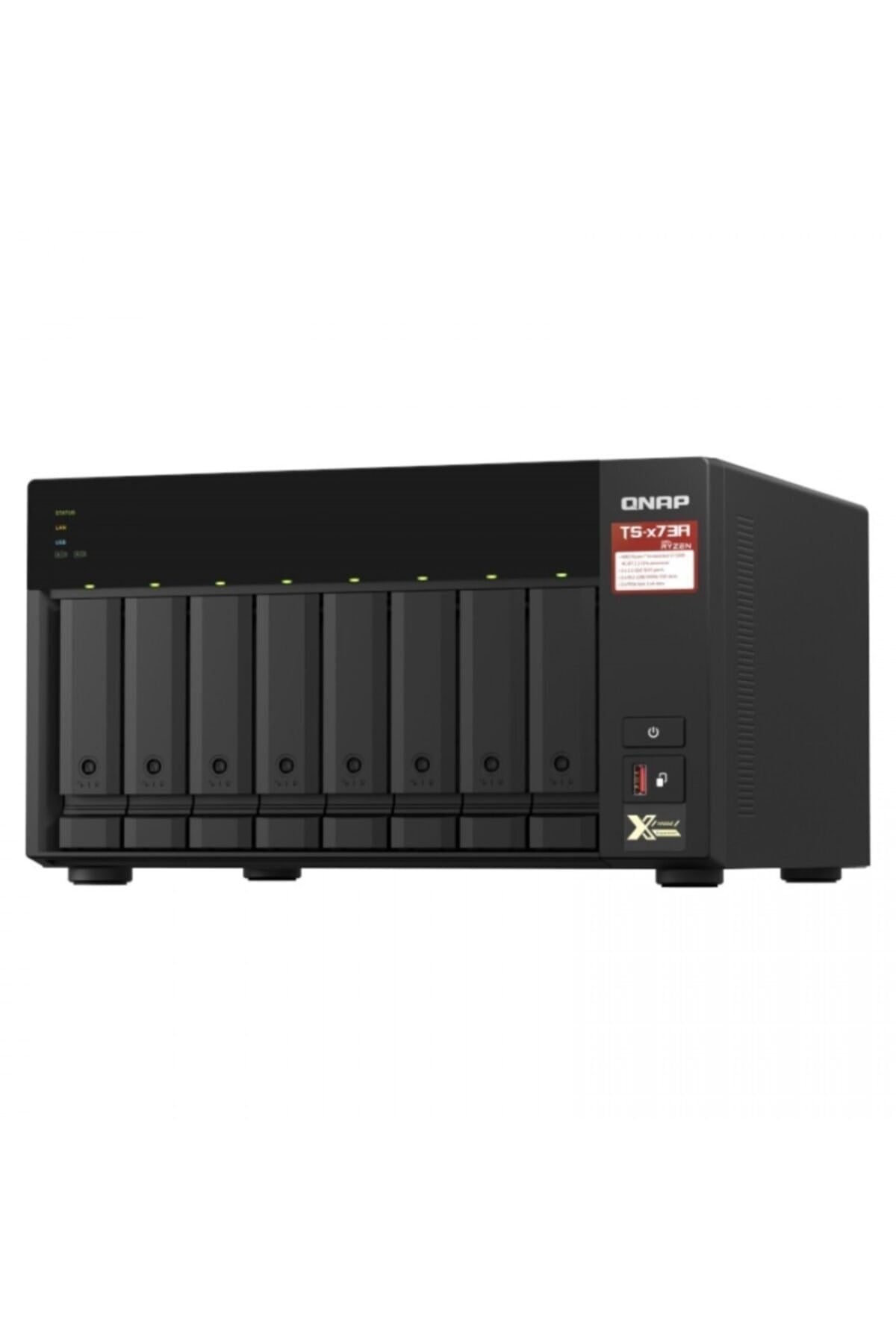 TS-873A-SW5T006 8GB 2x2TBHDD SATA Desteği RAID(0) NAS Depolama Ünitesi