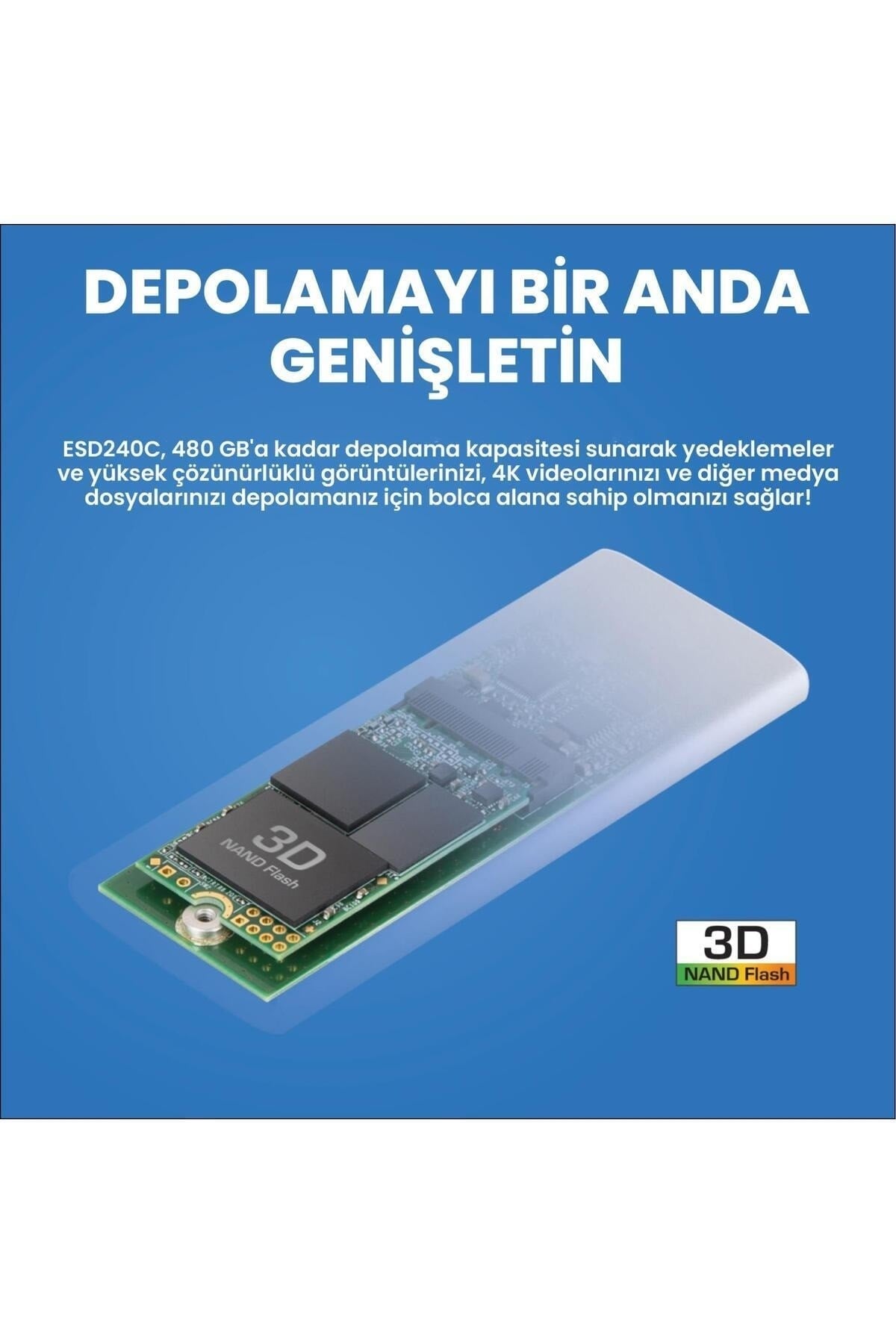 TS120GESD240C 120GB, External SSD, USB 3.1 Gen 2, Type C