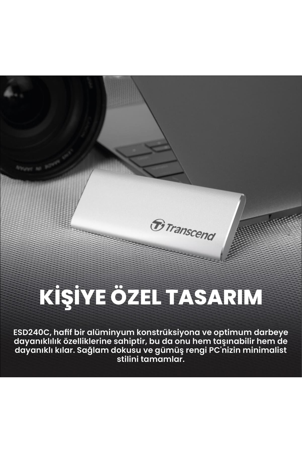 TS120GESD240C 120GB, External SSD, USB 3.1 Gen 2, Type C
