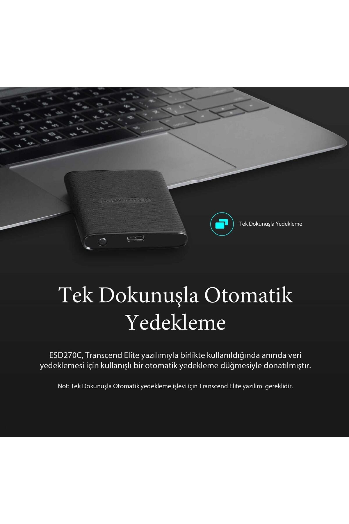 TS1TESD270C 1TB, External SSD, ESD270C,USB 3.1 Gen 2, Type C