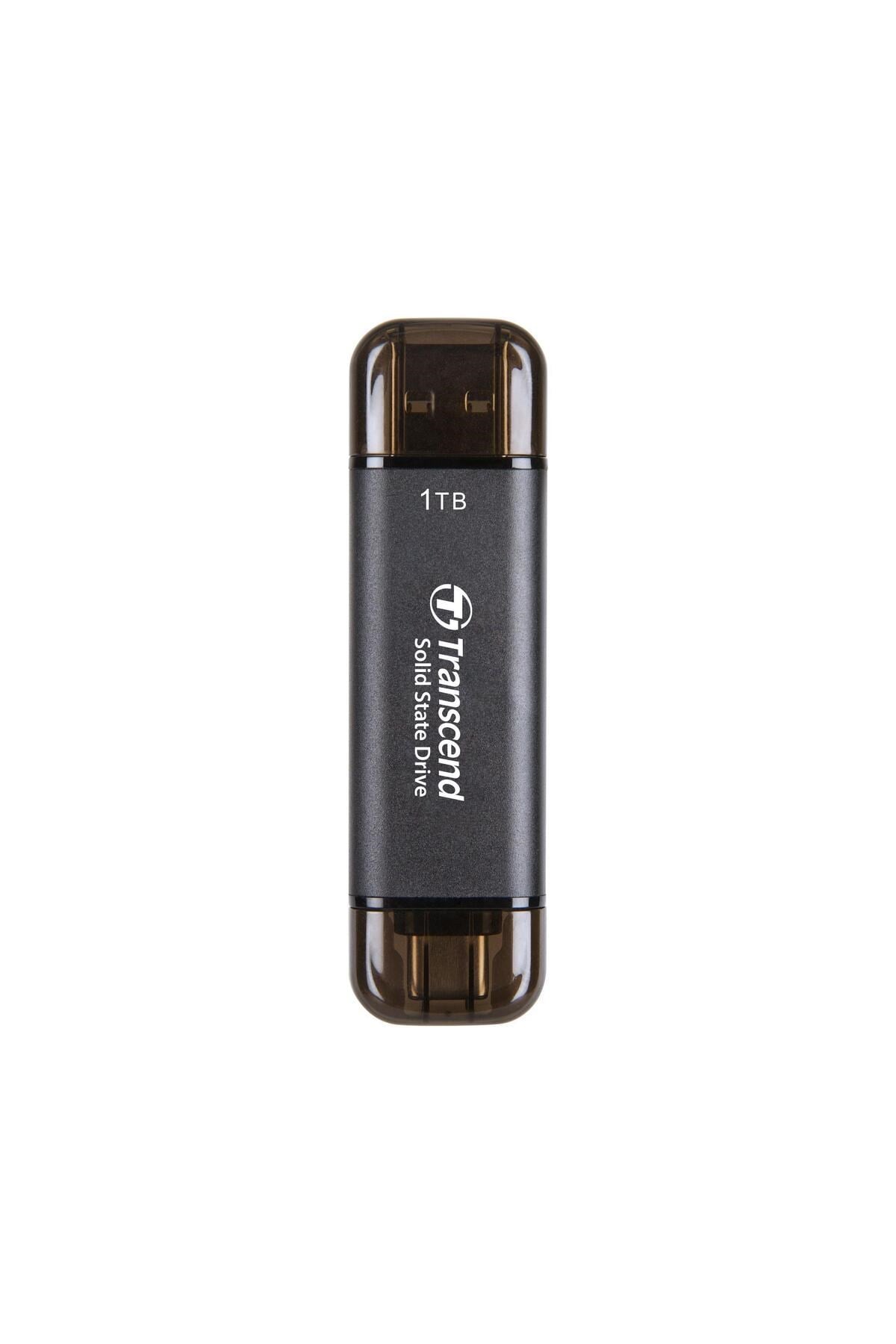 TS1TESD310C 1TB, External SSD, ESD310C,USB 10Gbps, Type C/A, Black