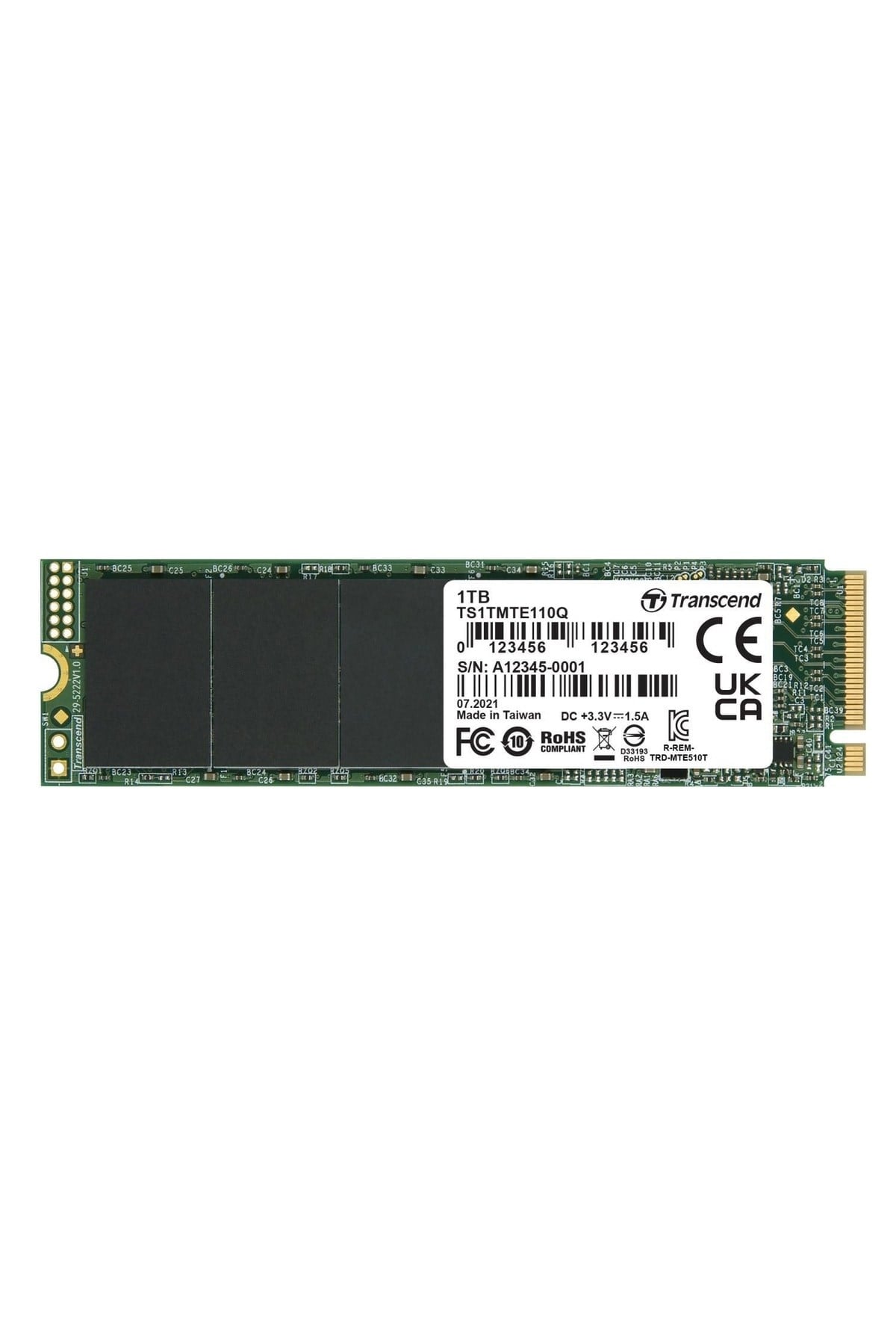 Ts1tmte110q 1tb 2000/1500mb/s Pcıe Gen3x4 Nvme M.2 Ssd